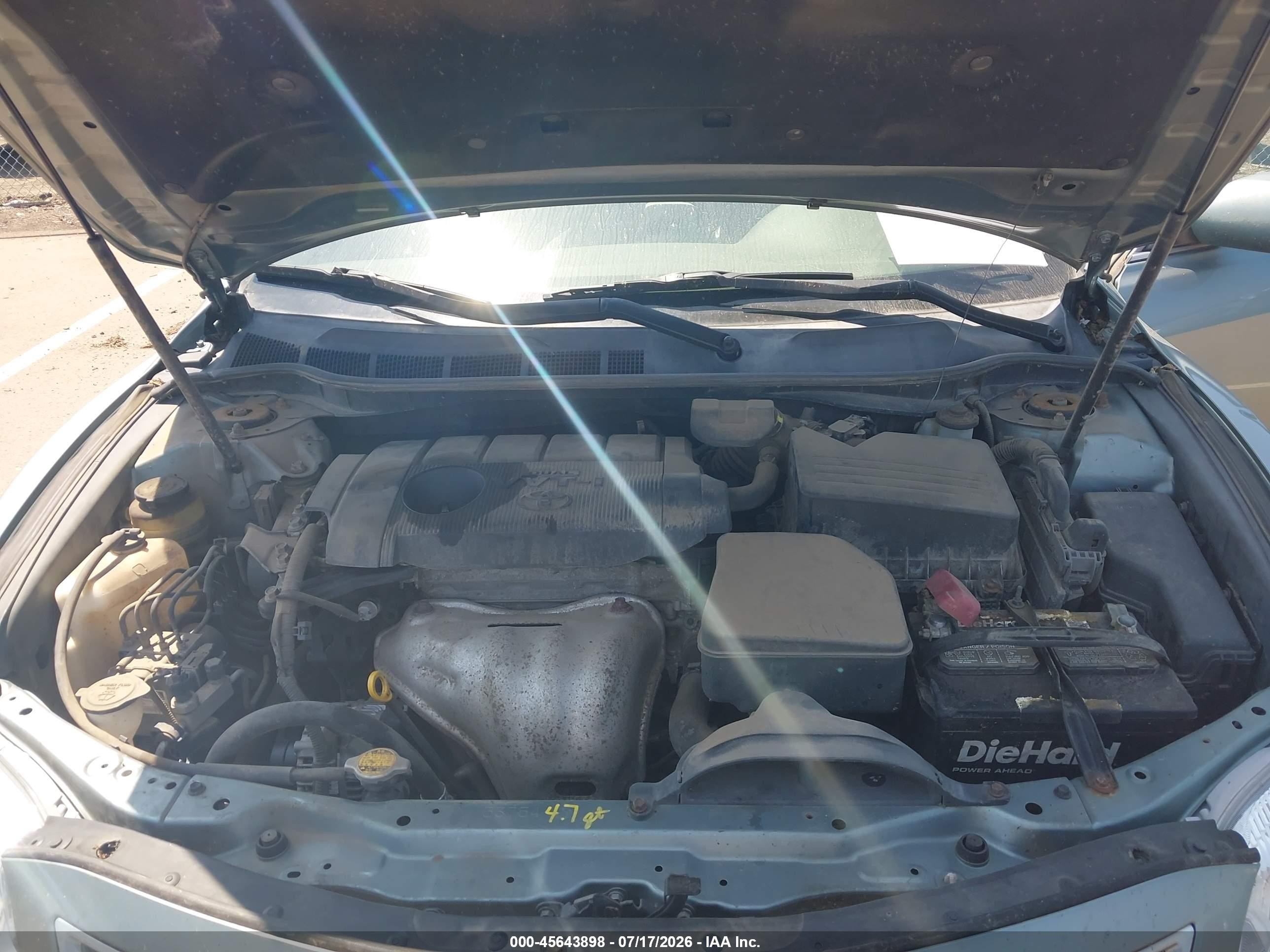 2011 Toyota Camry Le Blue vin: 4T4BF3EK5BR115709