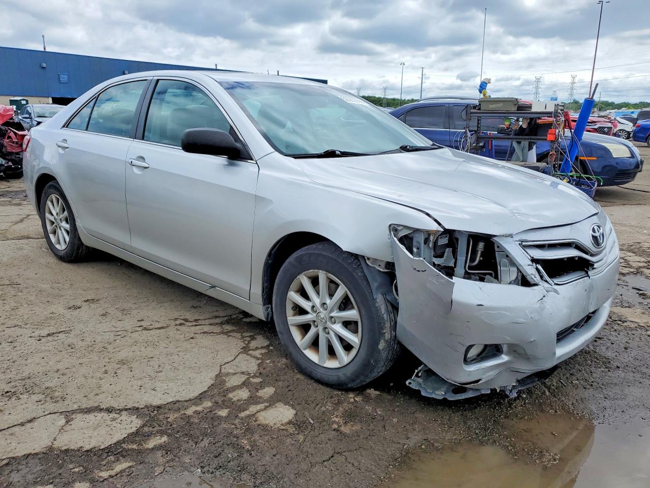 2011 Toyota Camry Xle Silver vin: 4T4BF3EK5BR119548