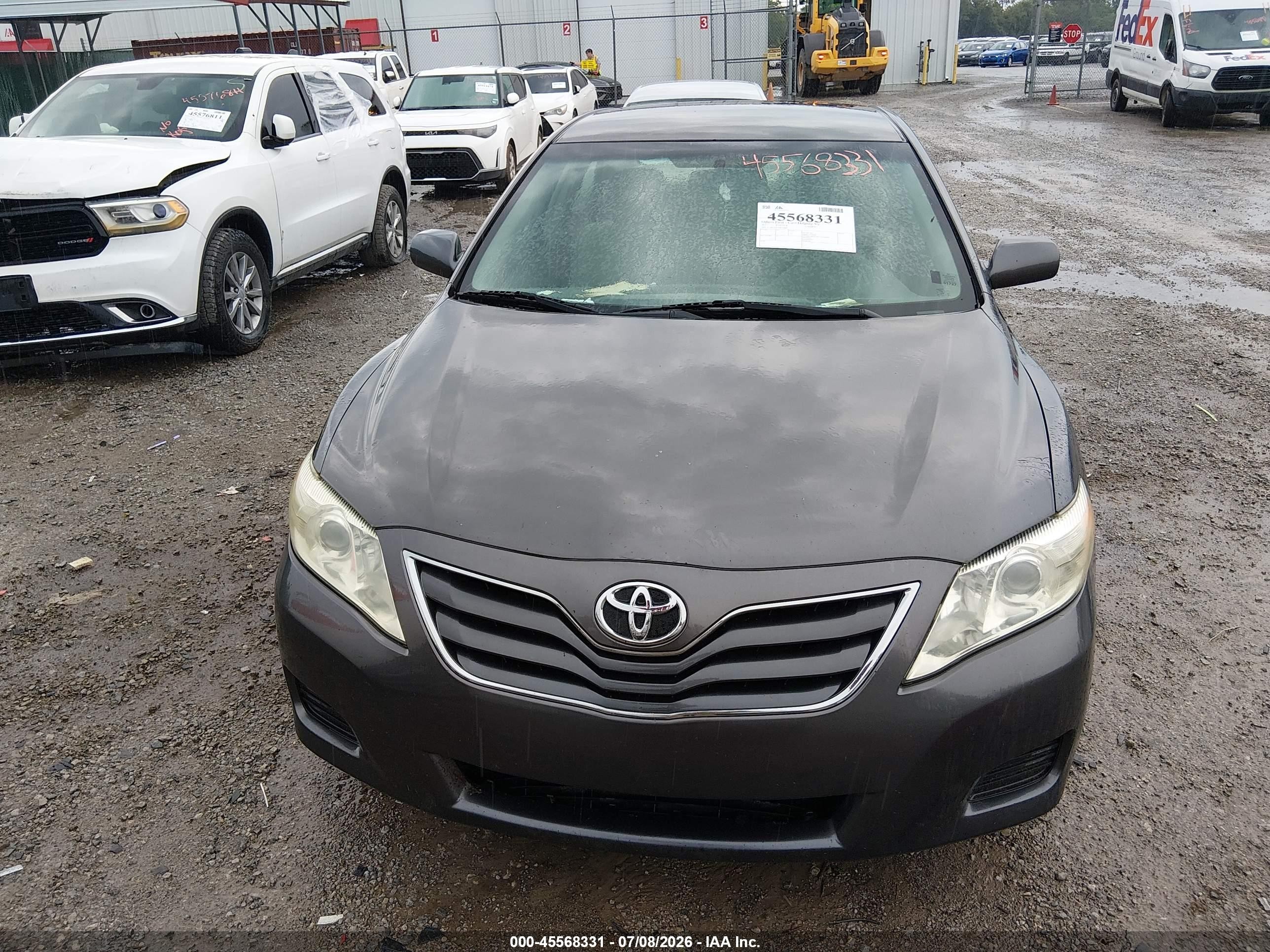 2011 Toyota Camry Le Gray vin: 4T4BF3EK5BR155840