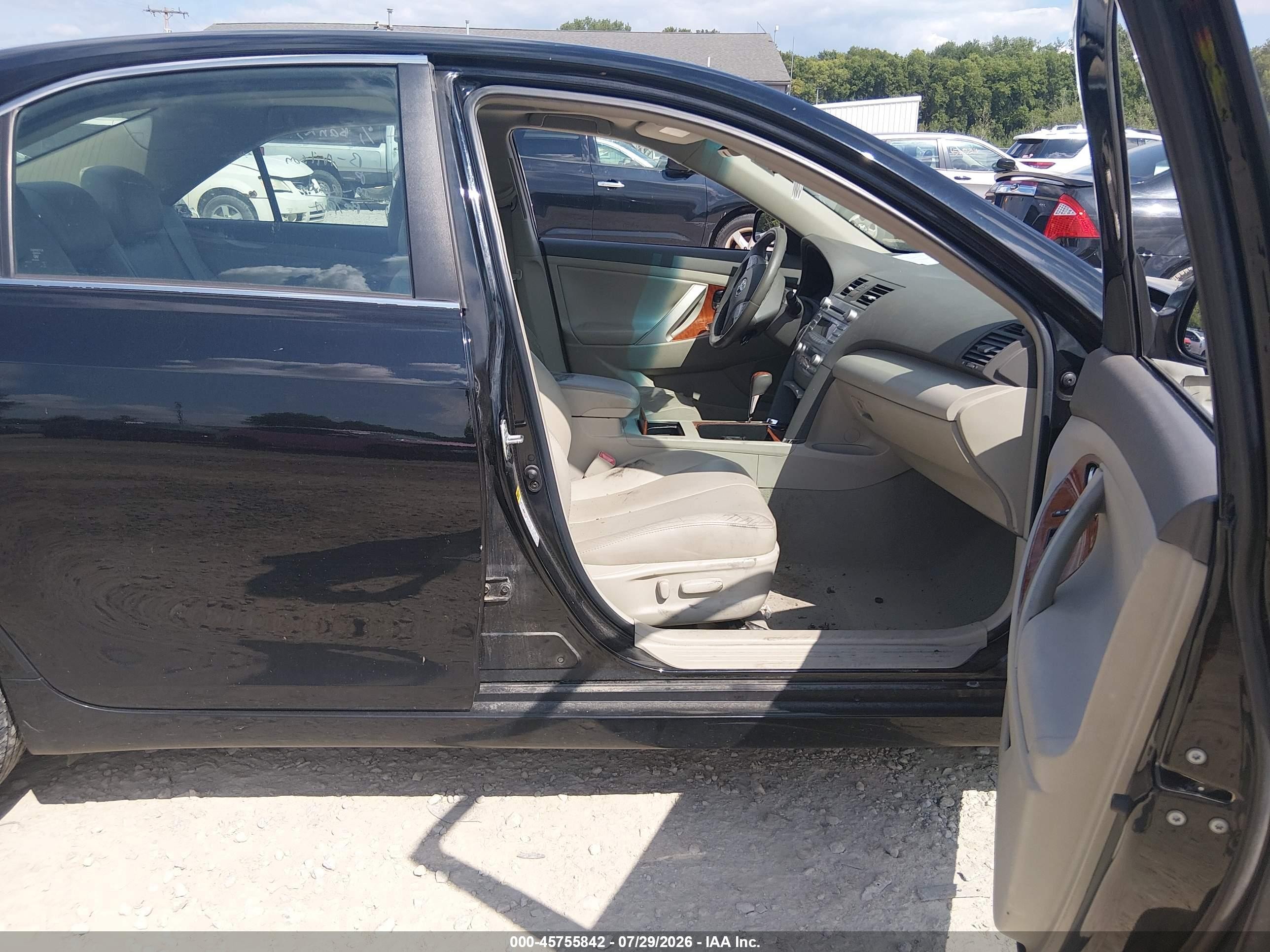 2011 Toyota Camry Xle Black vin: 4T4BF3EK5BR157362