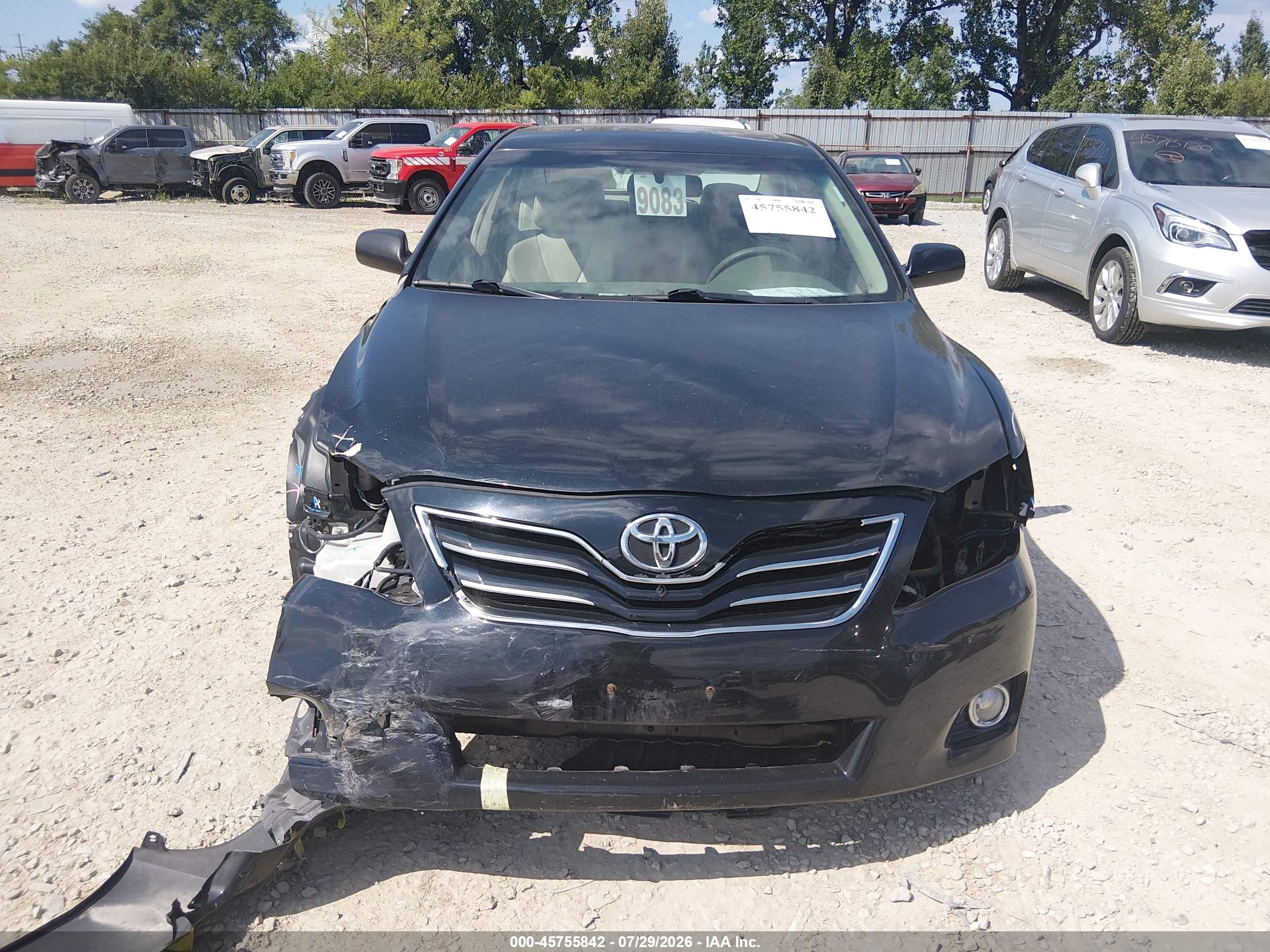 2011 Toyota Camry Xle Black vin: 4T4BF3EK5BR157362