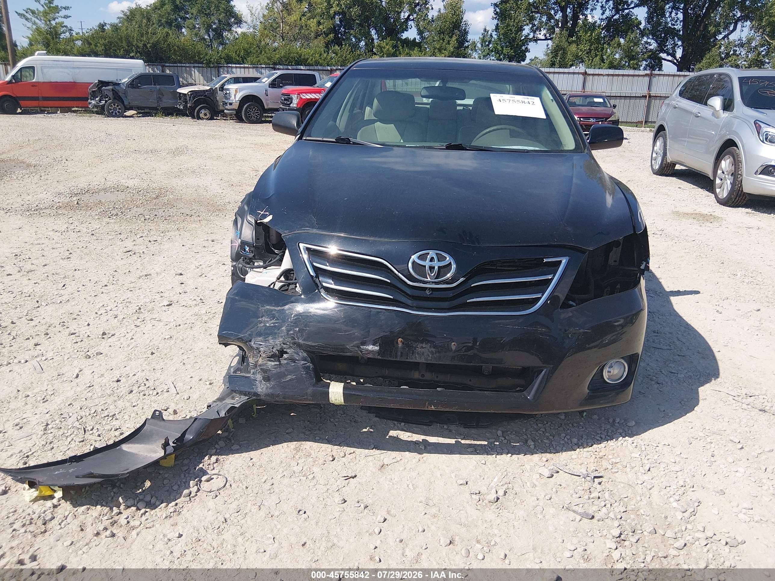 2011 Toyota Camry Xle Black vin: 4T4BF3EK5BR157362