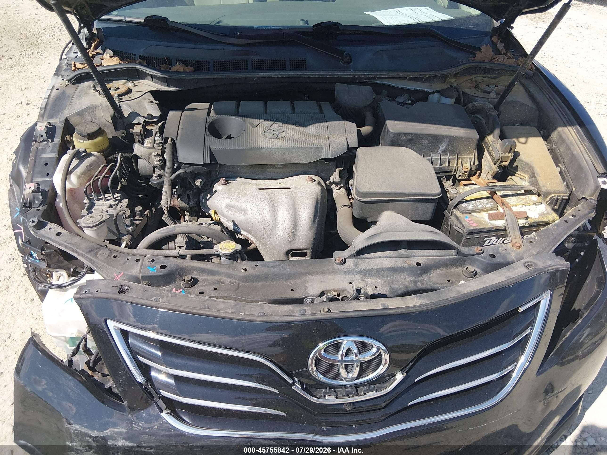 2011 Toyota Camry Xle Black vin: 4T4BF3EK5BR157362