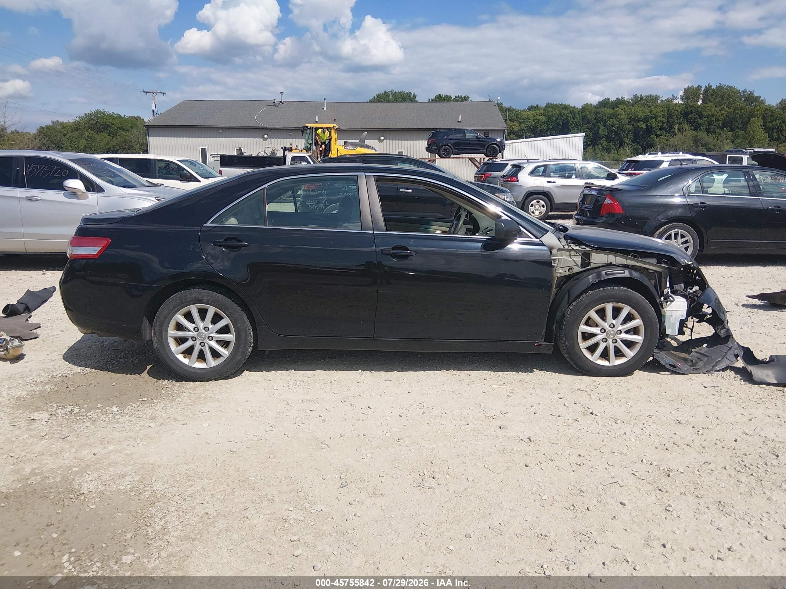 2011 Toyota Camry Xle Black vin: 4T4BF3EK5BR157362