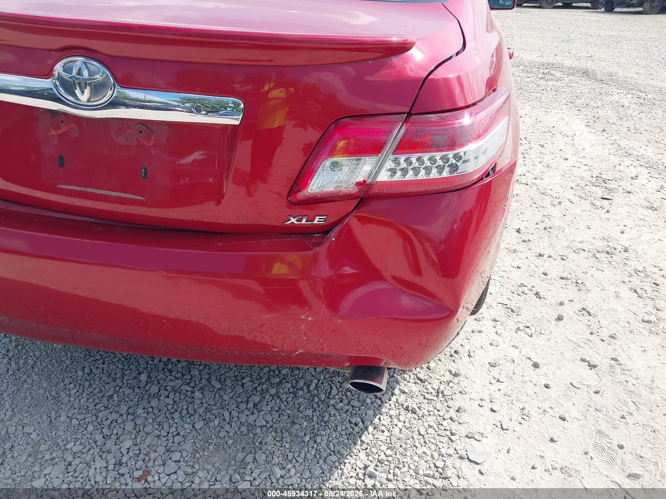 2011 Toyota Camry Xle Red vin: 4T4BF3EK5BR171536