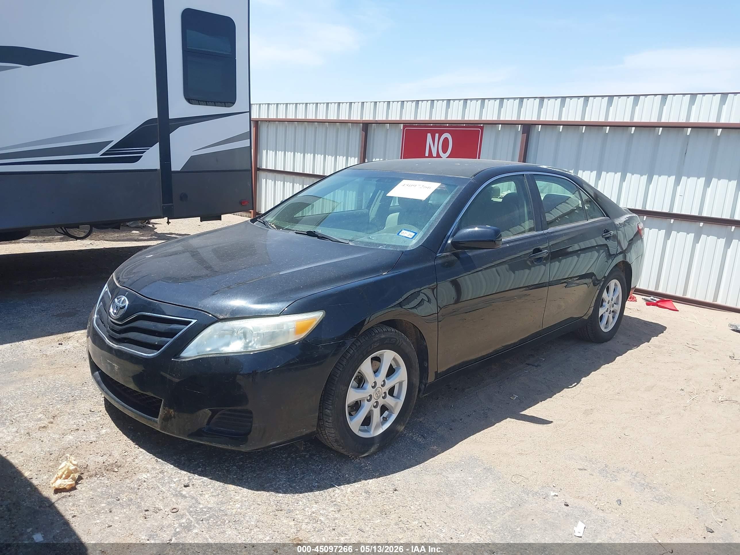 2011 Toyota Camry Le Black vin: 4T4BF3EK5BR178695