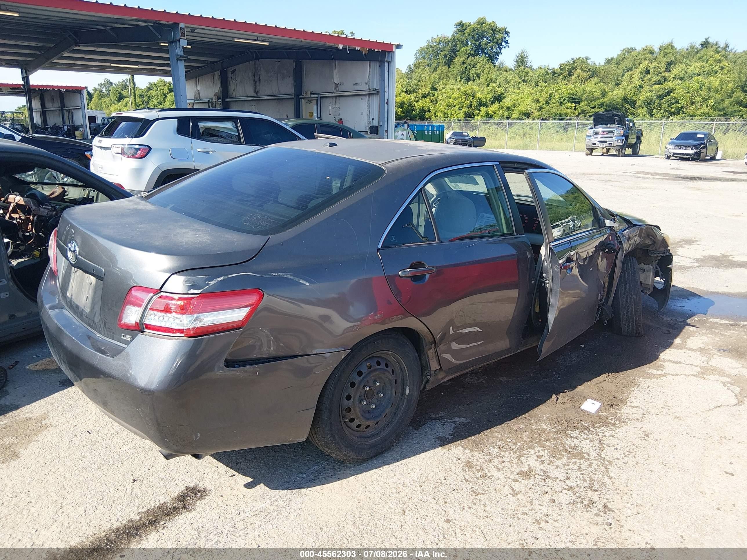 2011 Toyota Camry Le Серый vin: 4T4BF3EK5BR188532