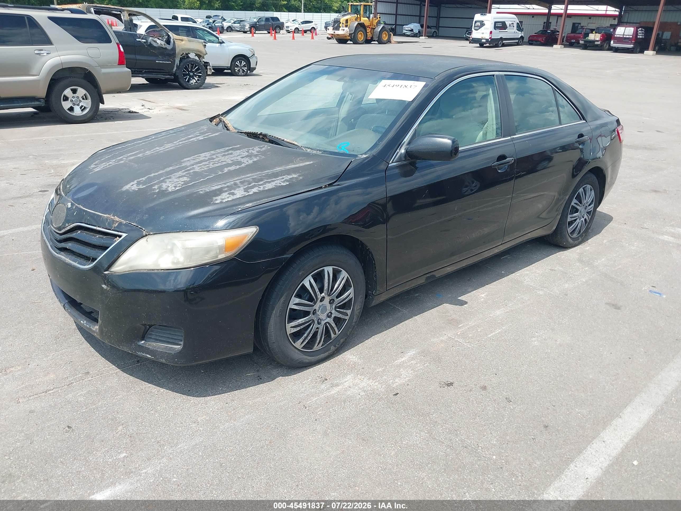 2011 Toyota Camry Le Black vin: 4T4BF3EK5BR196369