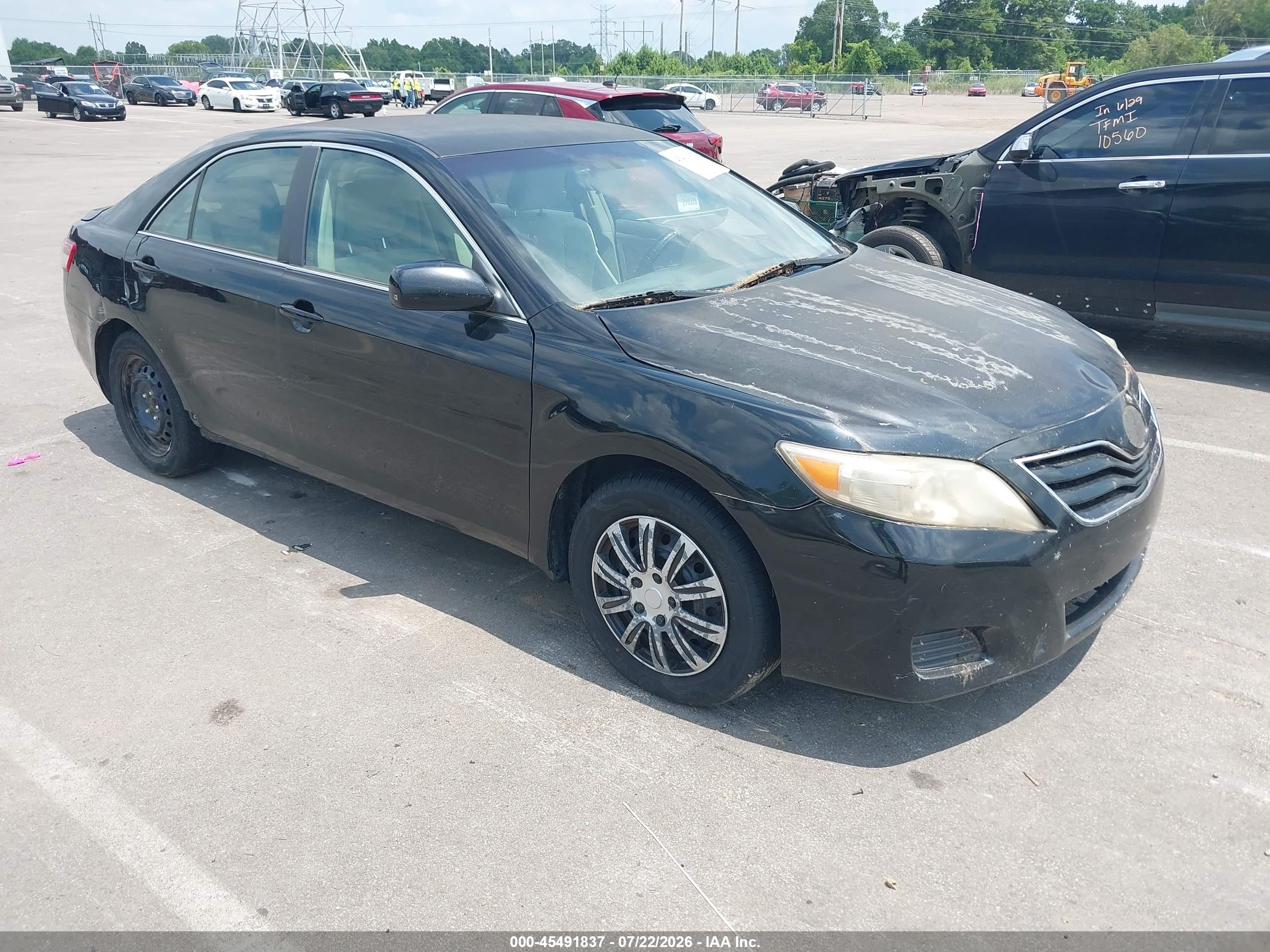 2011 Toyota Camry Le Black vin: 4T4BF3EK5BR196369