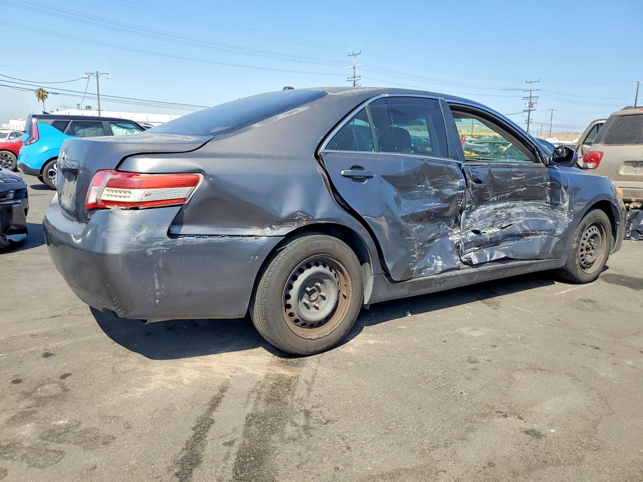 2011 Toyota Camry Automatic Charcoal vin: 4T4BF3EK5BR197666