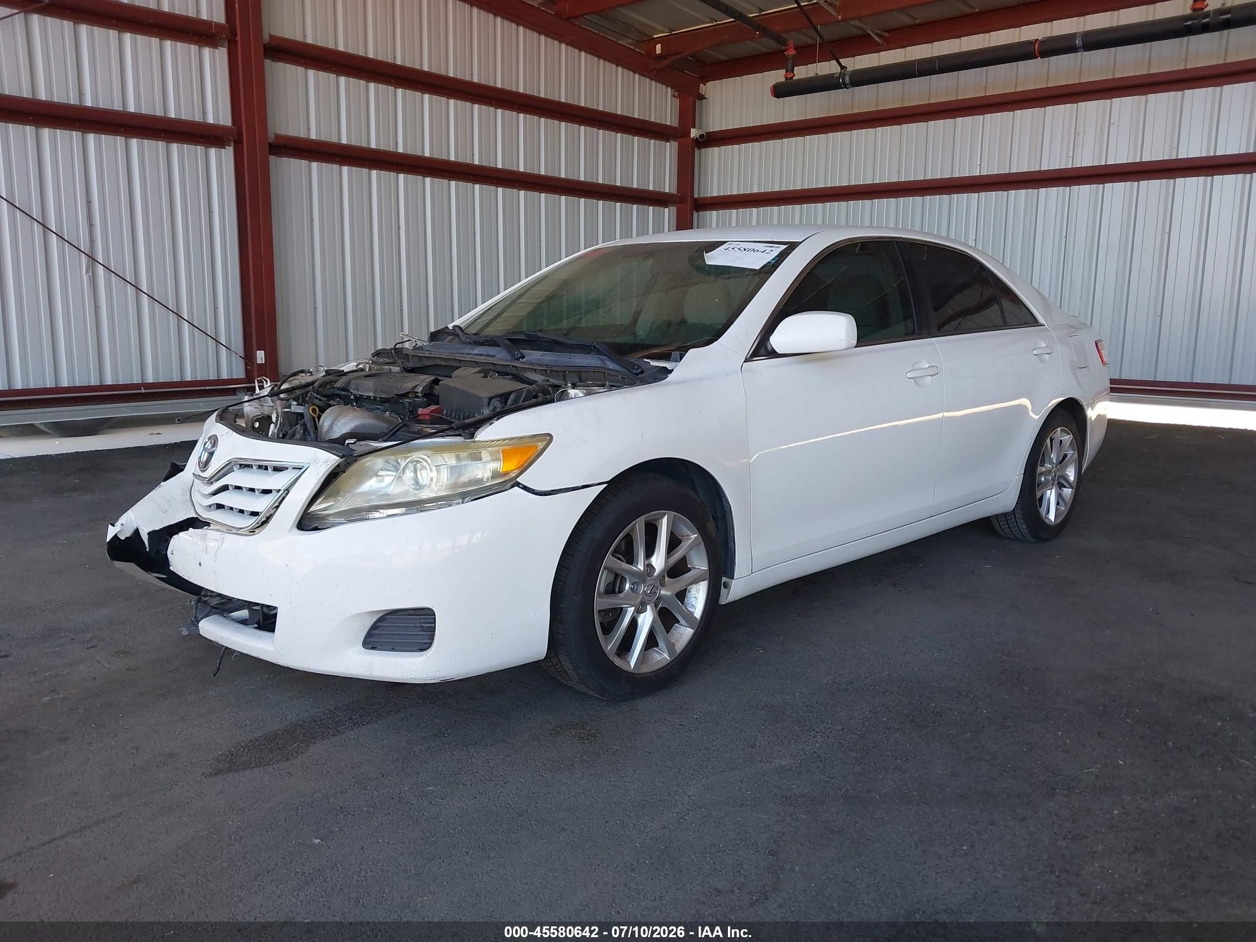 2011 Toyota Camry Le White vin: 4T4BF3EK5BR200095