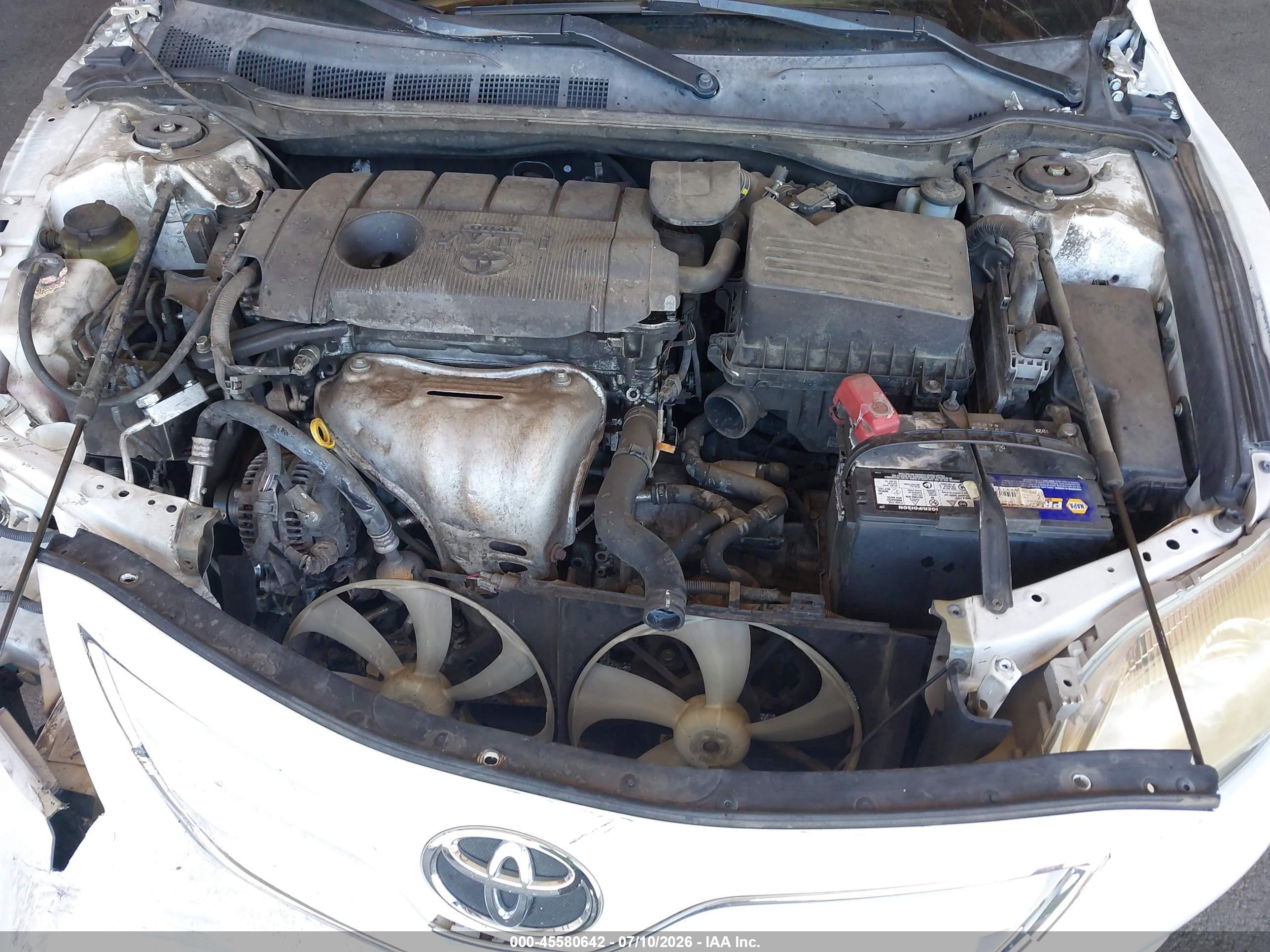 2011 Toyota Camry Le White vin: 4T4BF3EK5BR200095