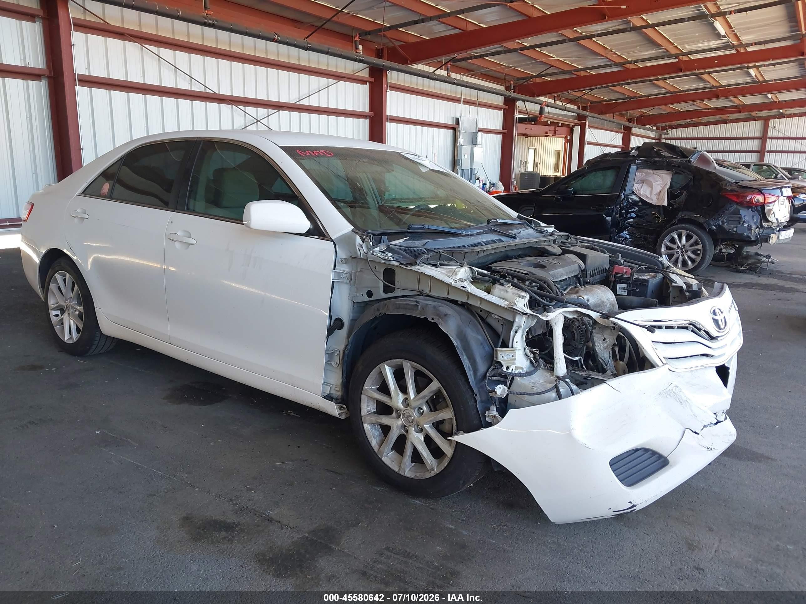 2011 Toyota Camry Le White vin: 4T4BF3EK5BR200095