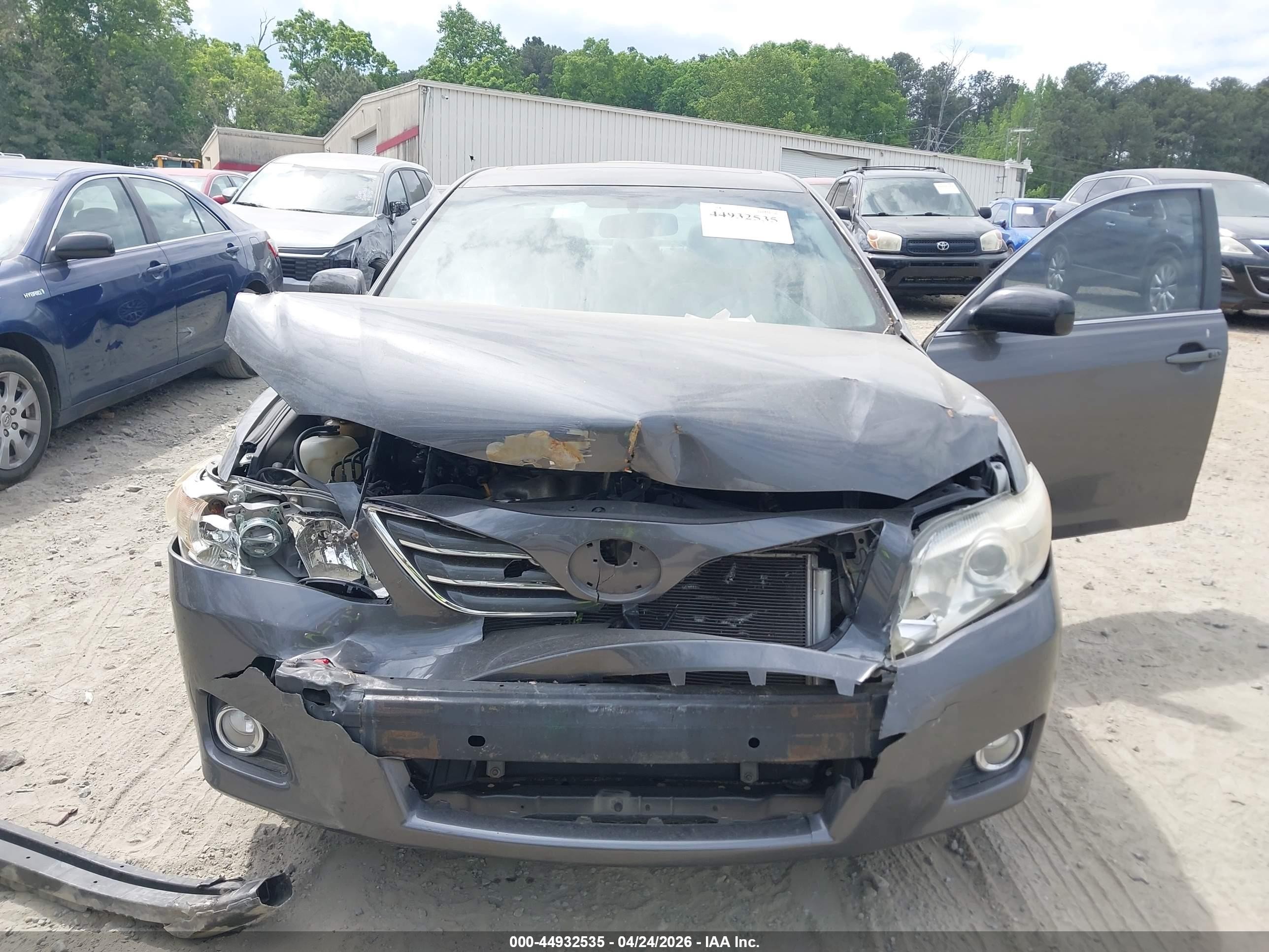 2011 Toyota Camry Xle Gray vin: 4T4BF3EK5BR213929