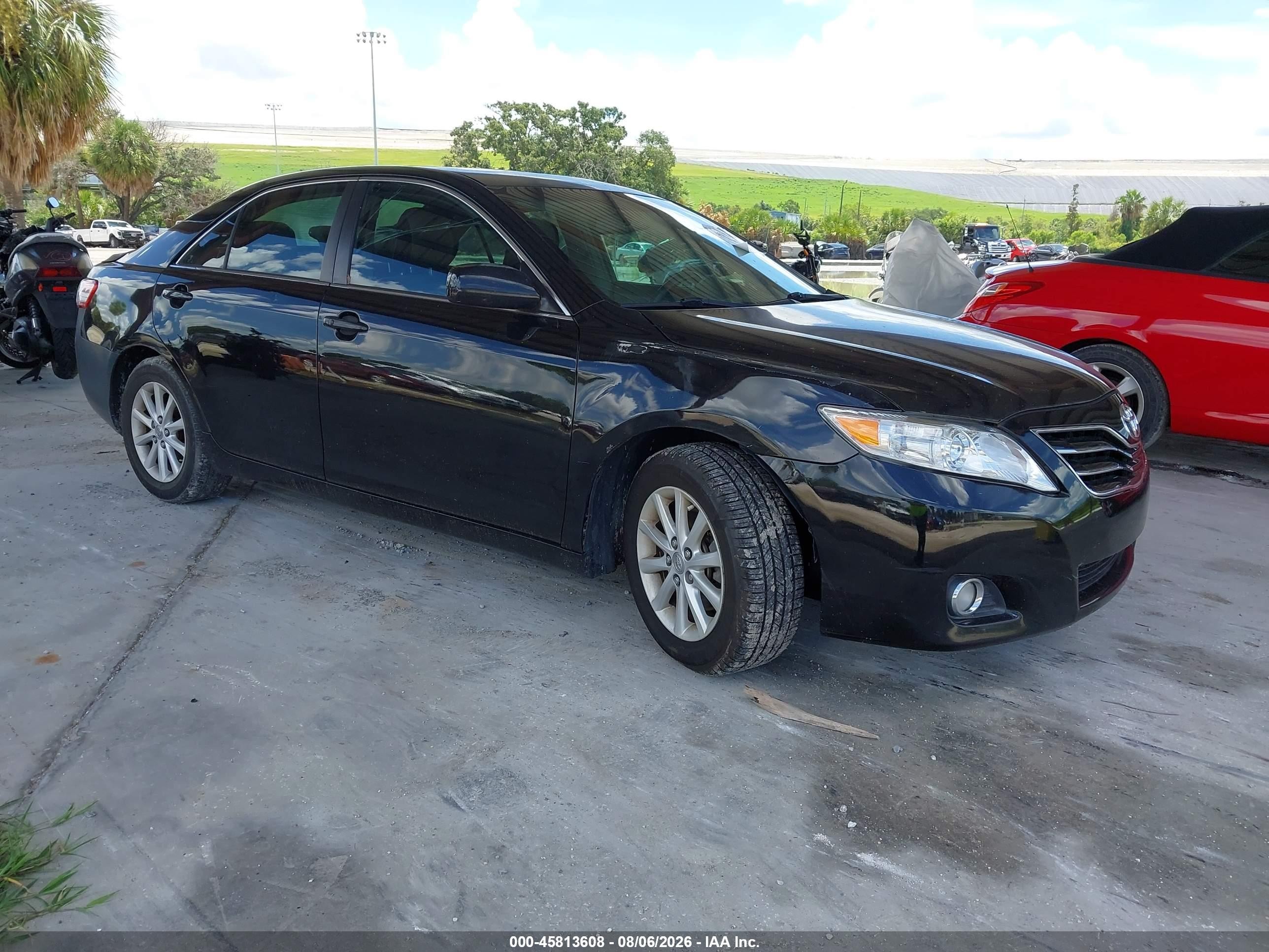 2010 Toyota Camry Xle Черный vin: 4T4BF3EK6AR006464