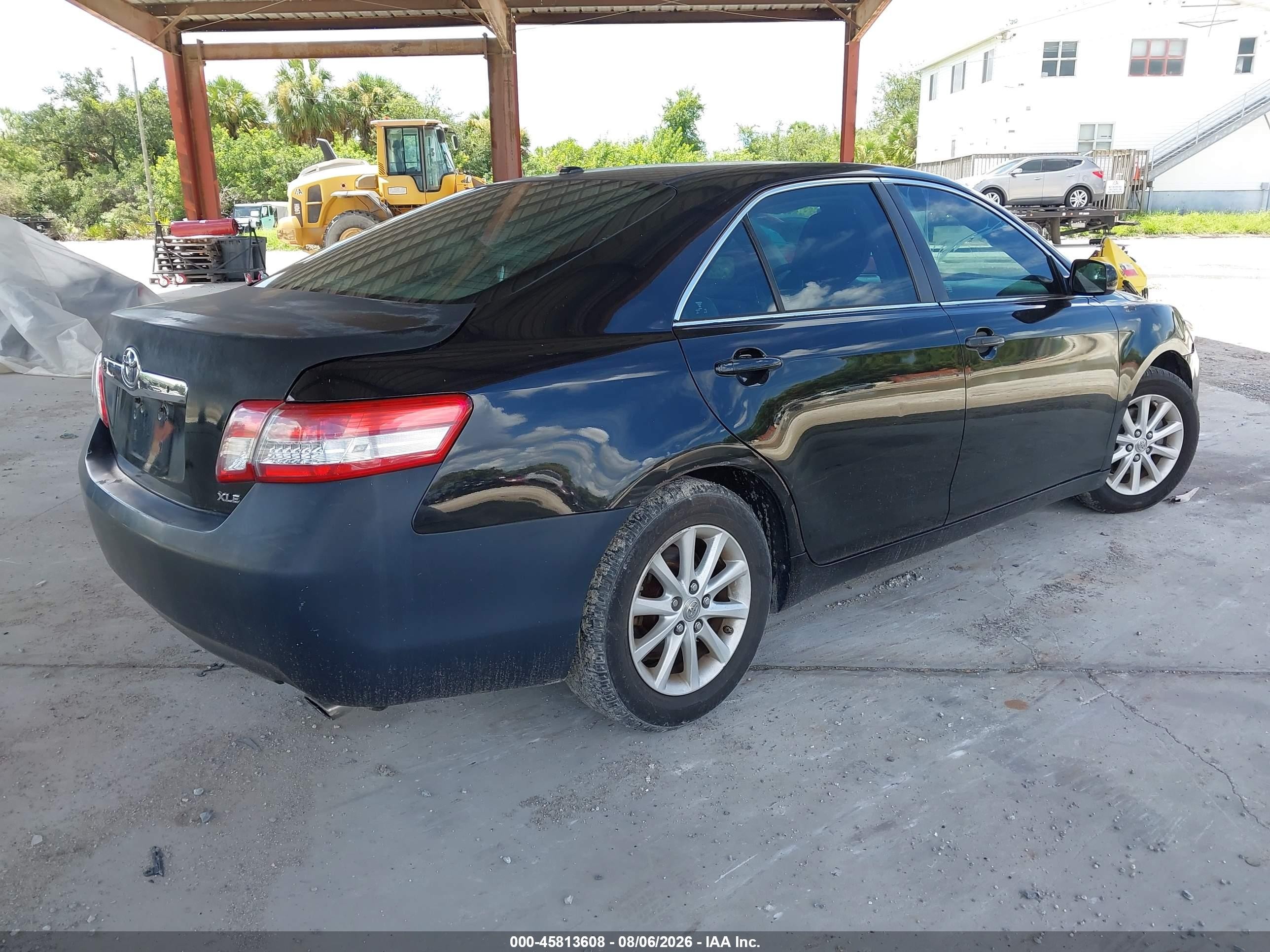 2010 Toyota Camry Xle Черный vin: 4T4BF3EK6AR006464
