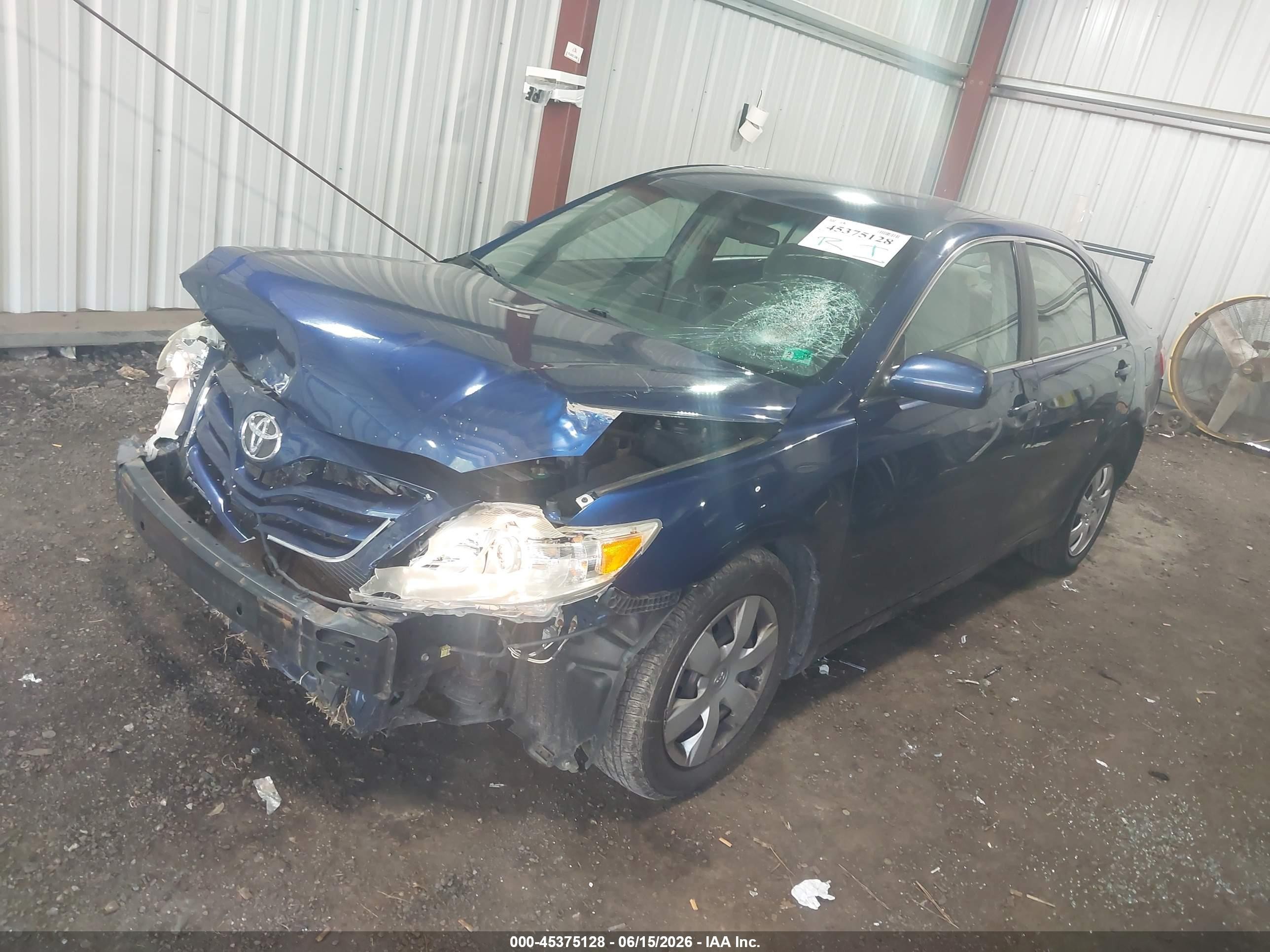 2010 Toyota Camry Blue vin: 4T4BF3EK6AR016508