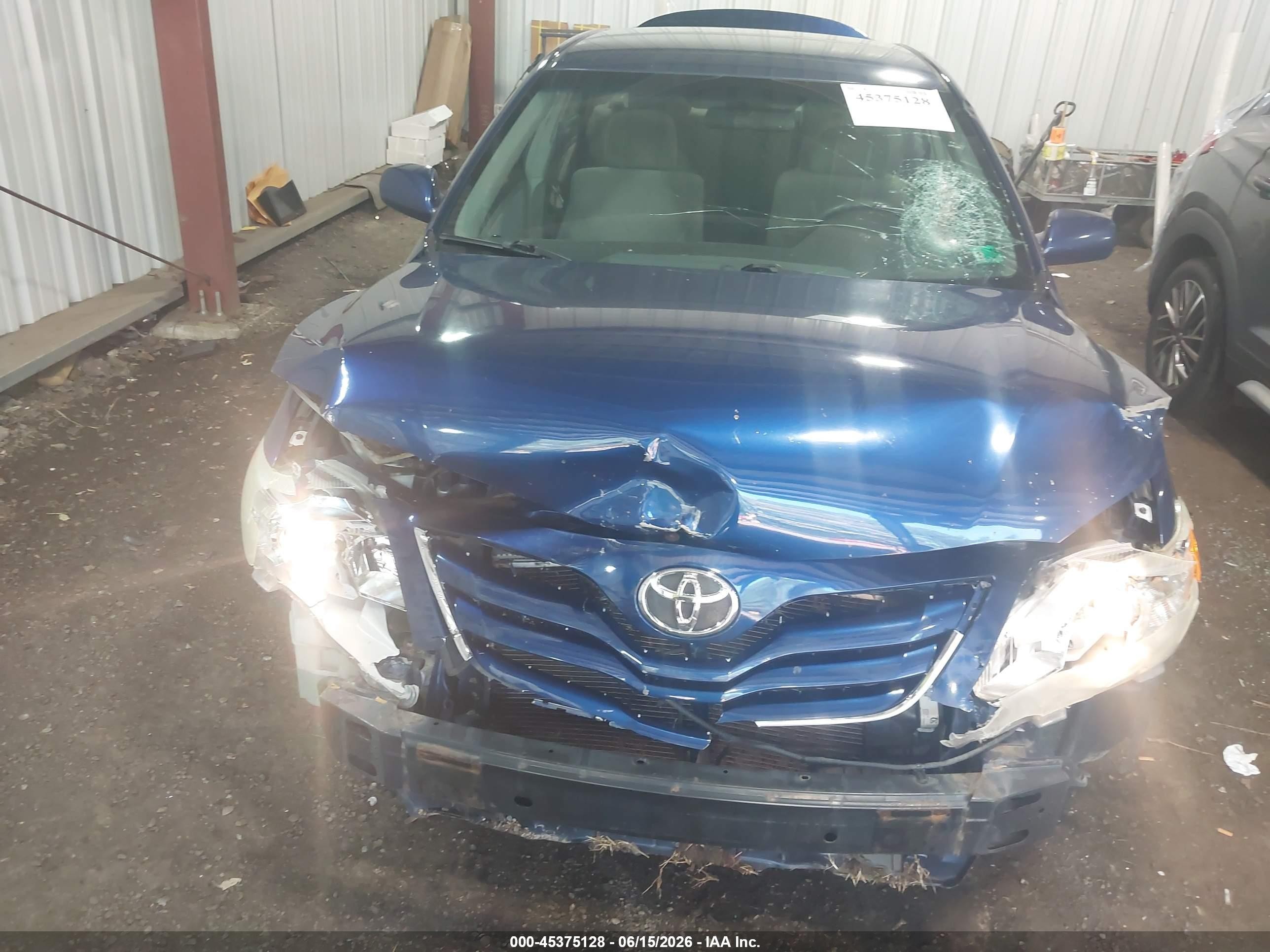 2010 Toyota Camry Blue vin: 4T4BF3EK6AR016508