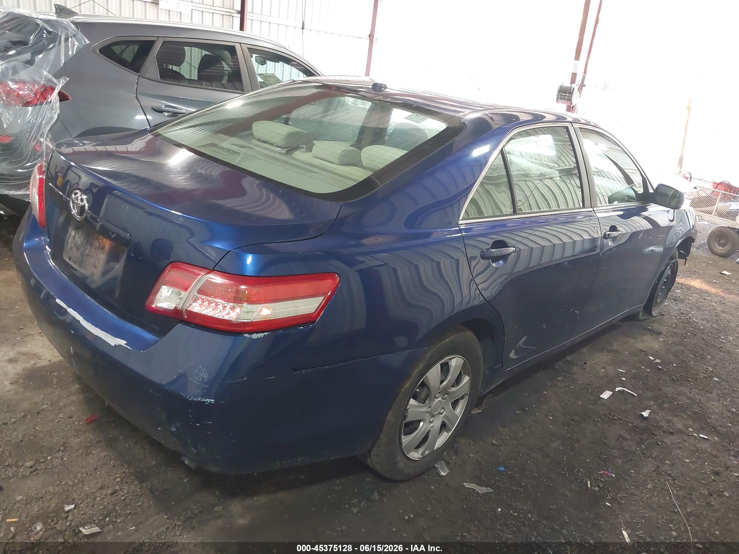 2010 Toyota Camry Blue vin: 4T4BF3EK6AR016508