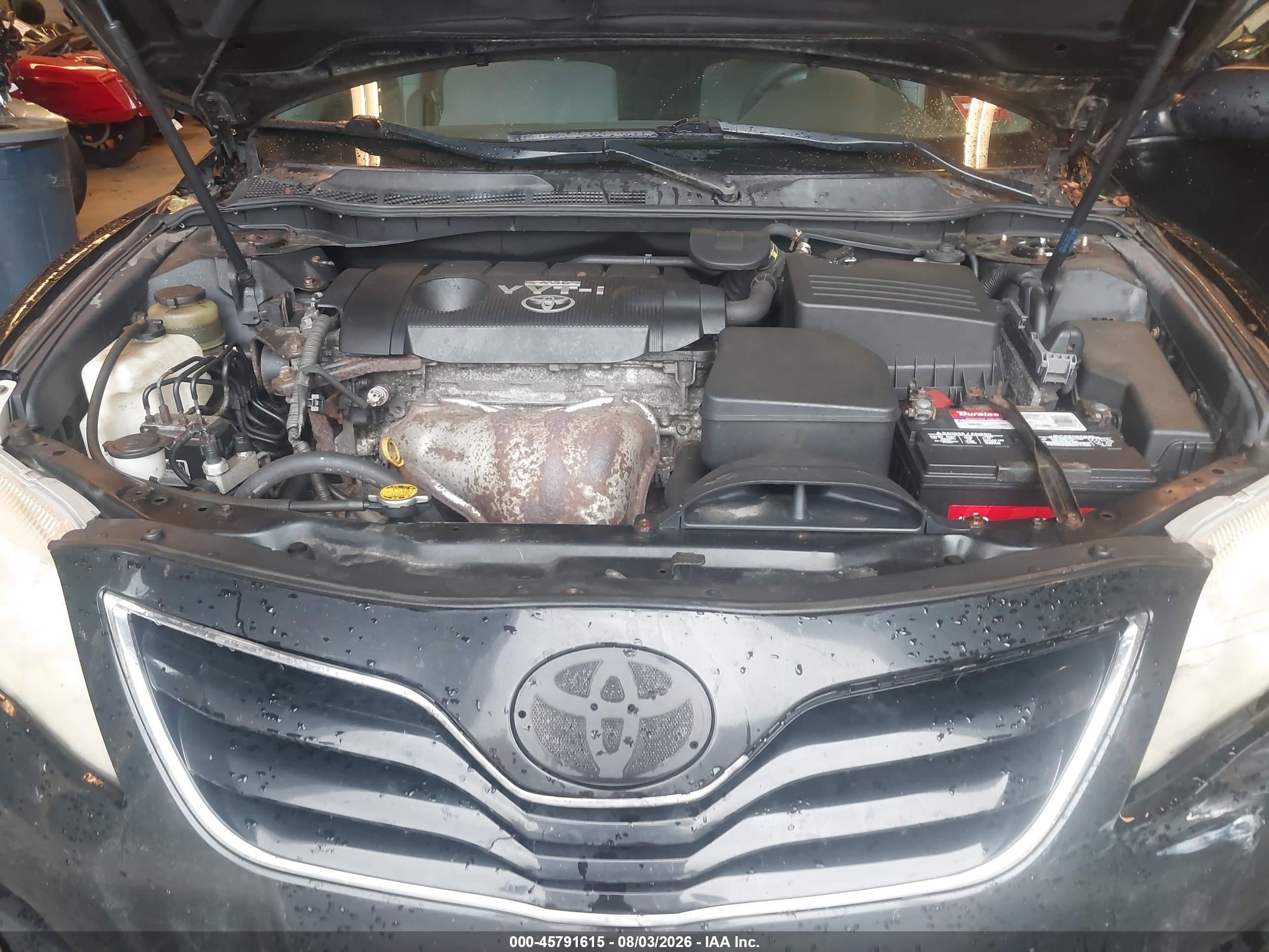 2010 Toyota Camry Le Черный vin: 4T4BF3EK6AR025029