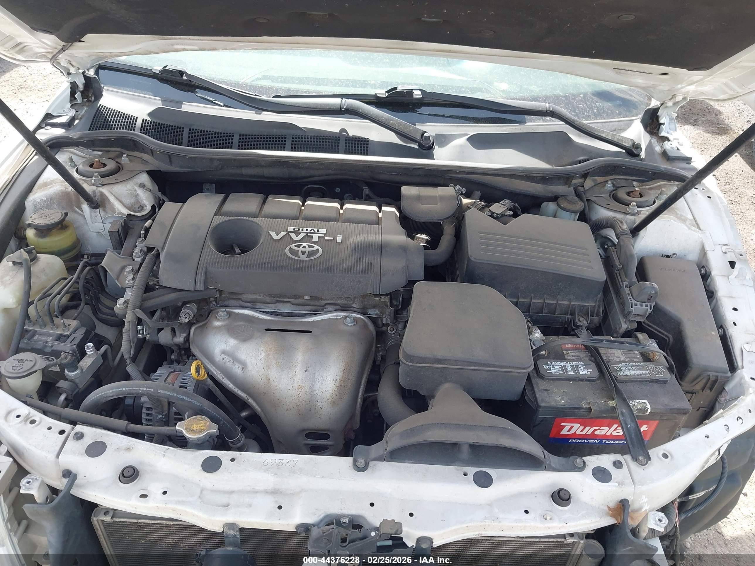 2010 Toyota Camry Le White vin: 4T4BF3EK6AR031316