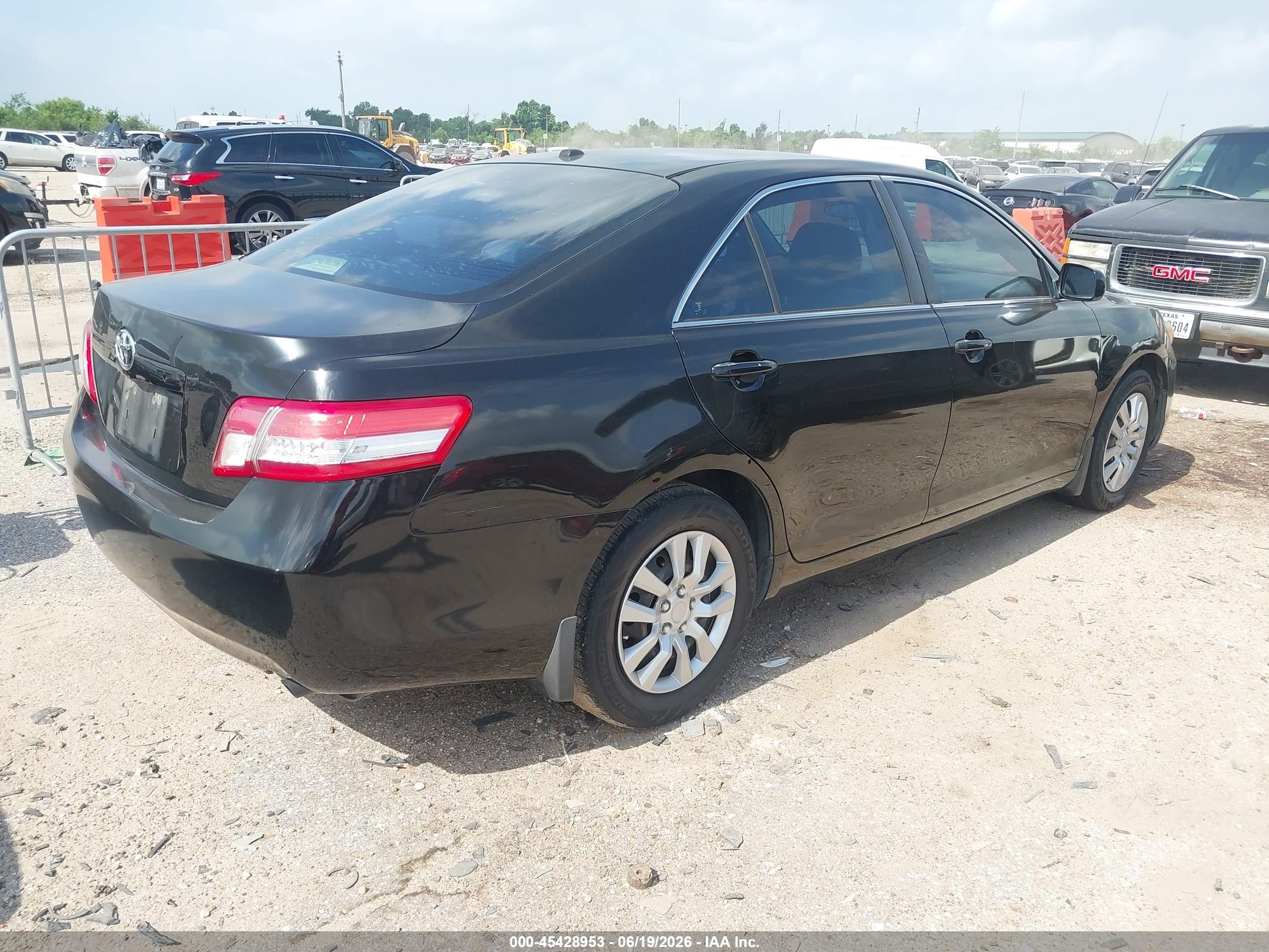 2010 Toyota Camry   Черный vin: 4T4BF3EK6AR039917