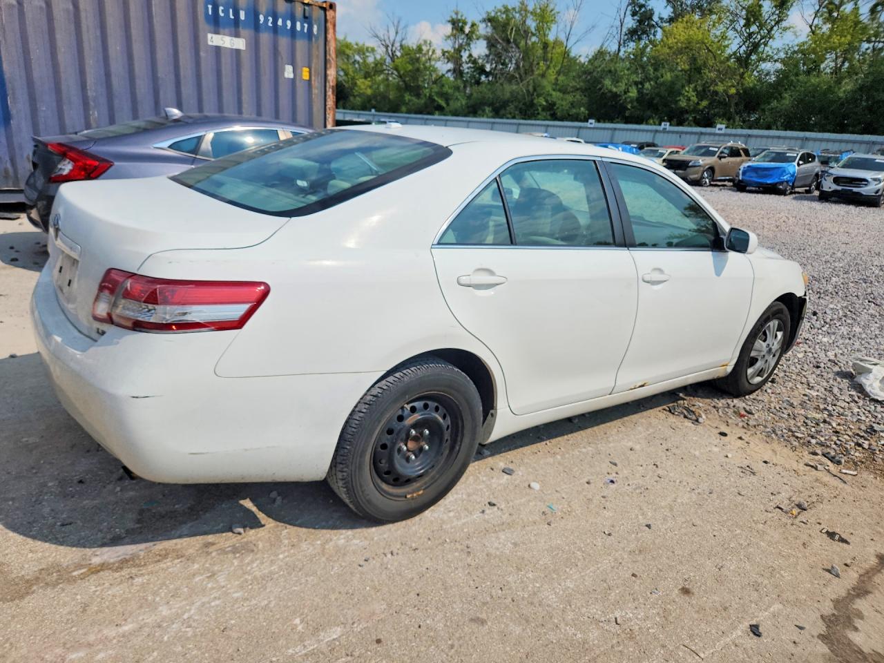 2010 Toyota Camry Le White vin: 4T4BF3EK6AR055678