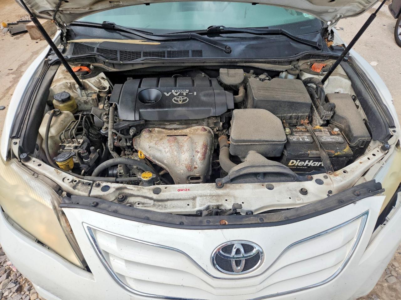 2010 Toyota Camry Le White vin: 4T4BF3EK6AR055678