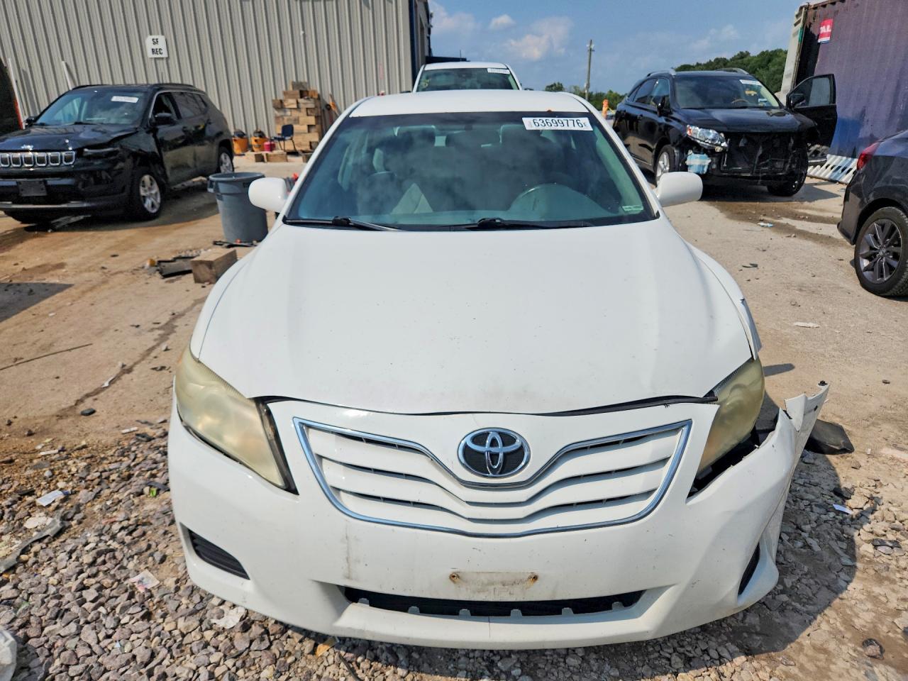 2010 Toyota Camry Le White vin: 4T4BF3EK6AR055678