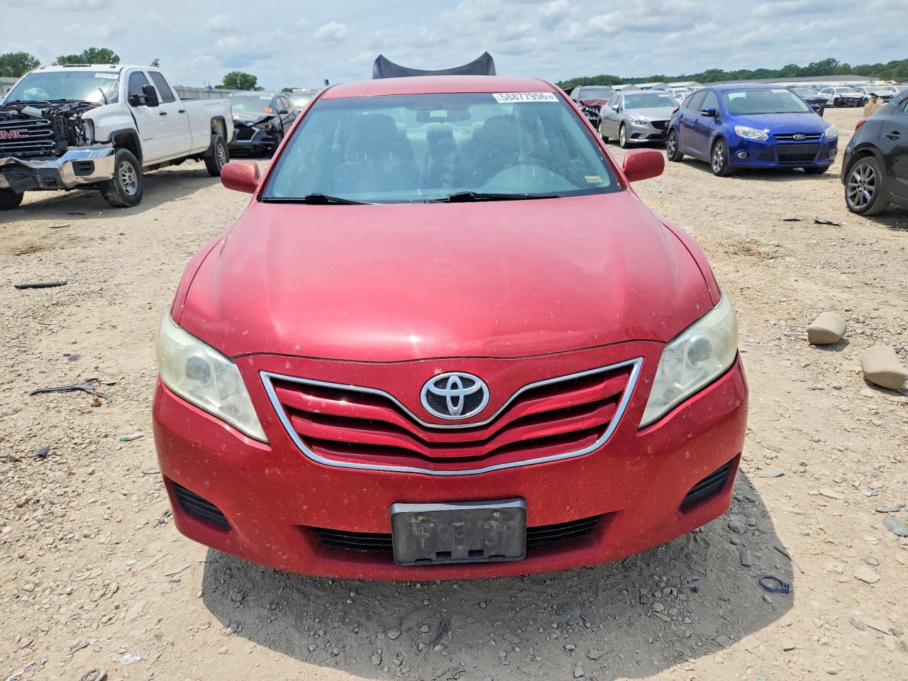 2010 Toyota Camry Le Red vin: 4T4BF3EK6AR064171