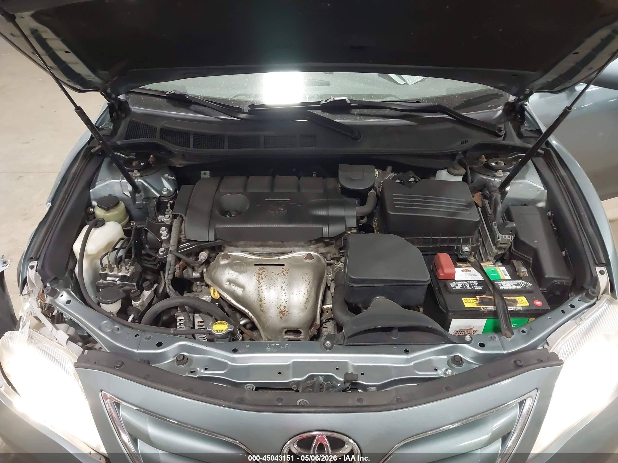 2011 Toyota Camry Le Синий vin: 4T4BF3EK6BR089511