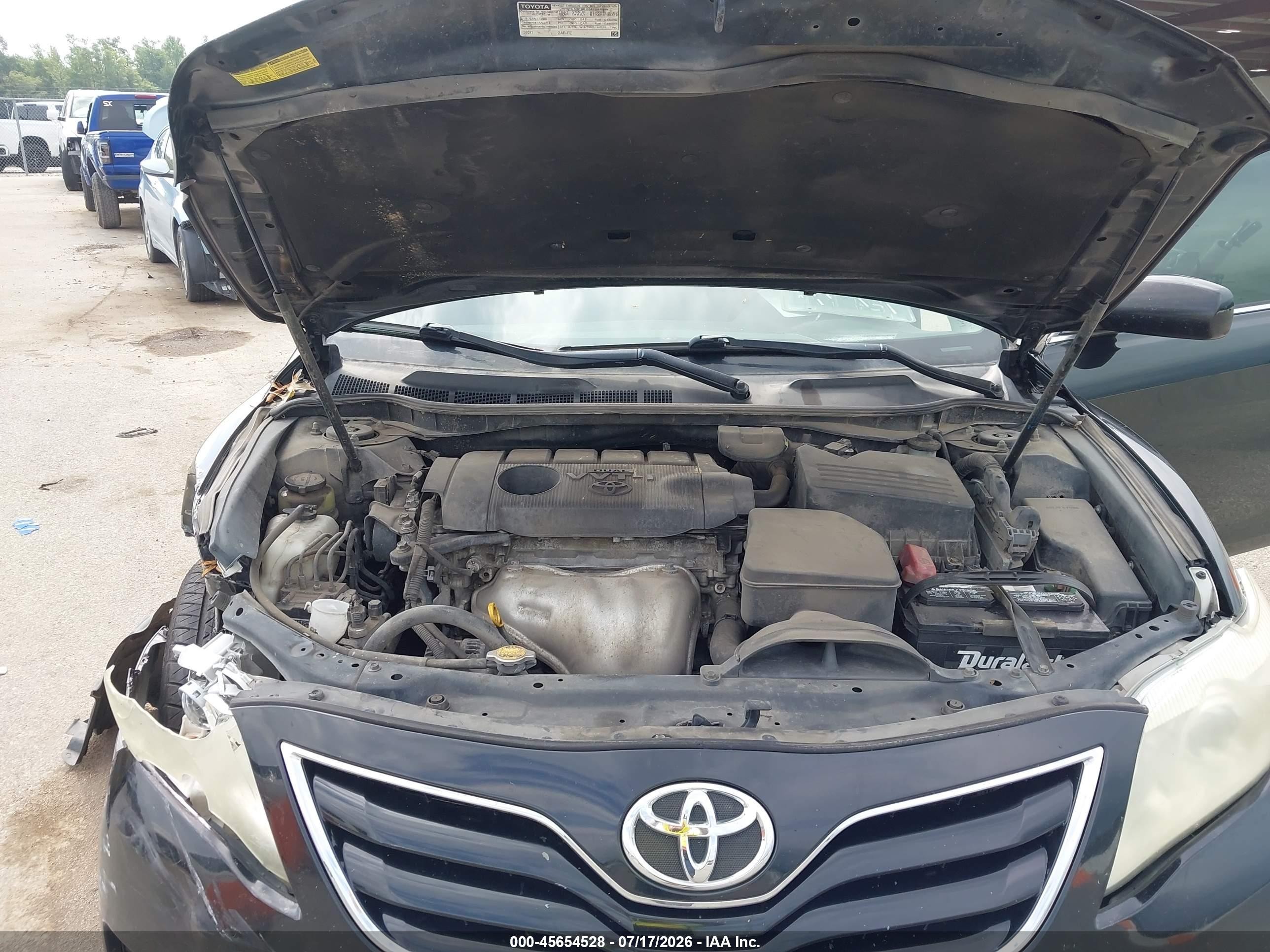 2011 Toyota Camry Le Black vin: 4T4BF3EK6BR092604