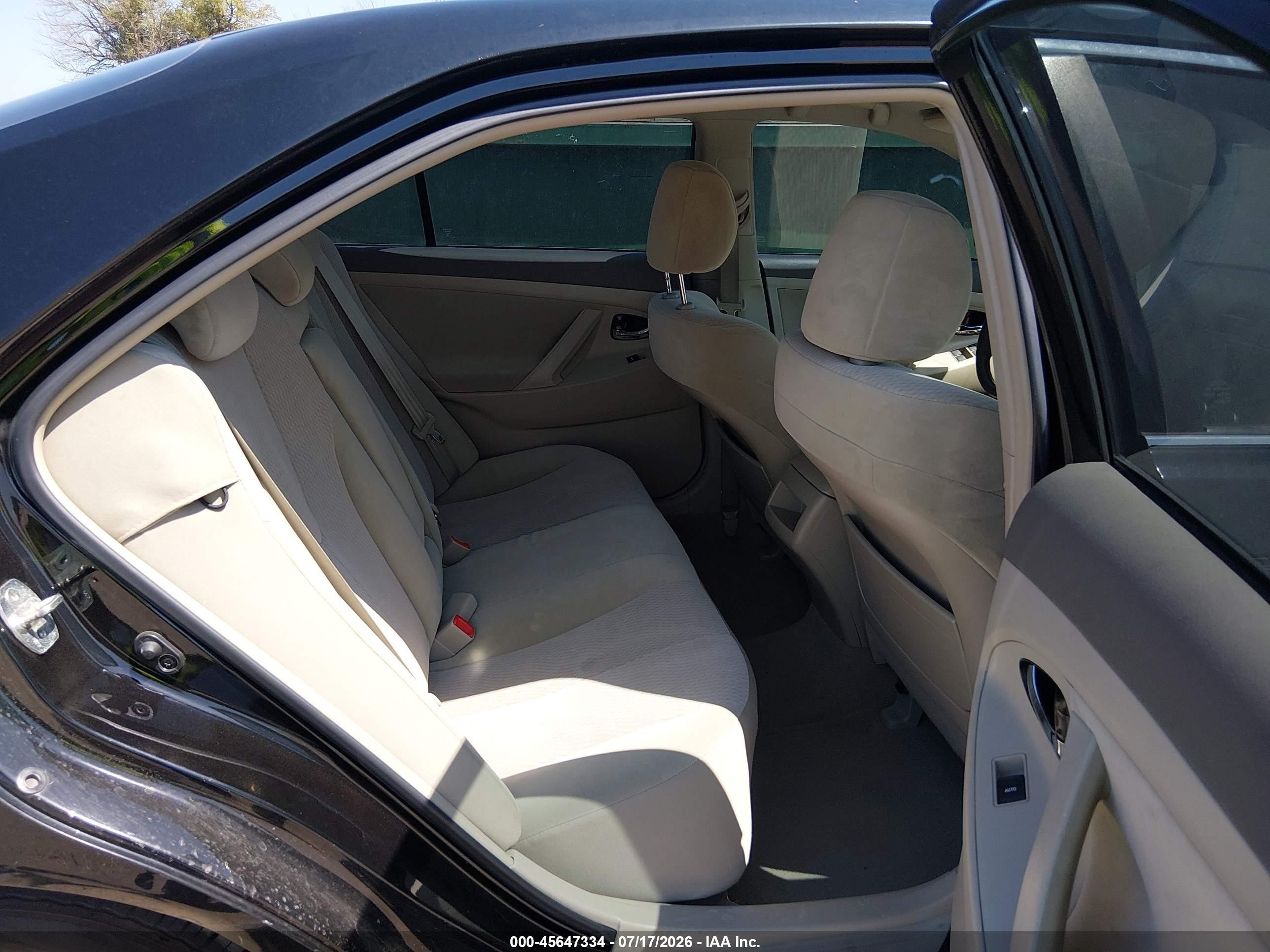 2011 Toyota Camry Le Black vin: 4T4BF3EK6BR101012
