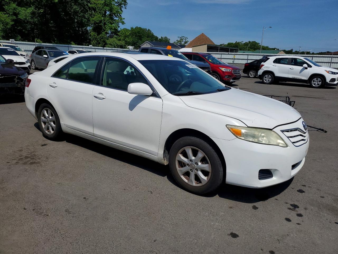 2011 Toyota Camry White vin: 4T4BF3EK6BR106596