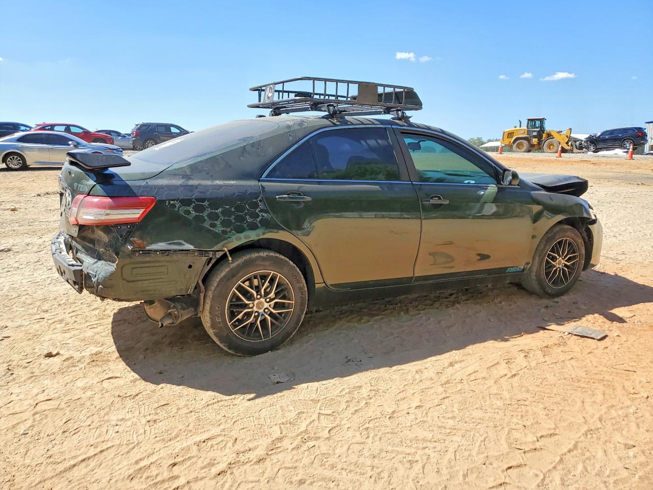 2011 Toyota Camry Le Green vin: 4T4BF3EK6BR113595