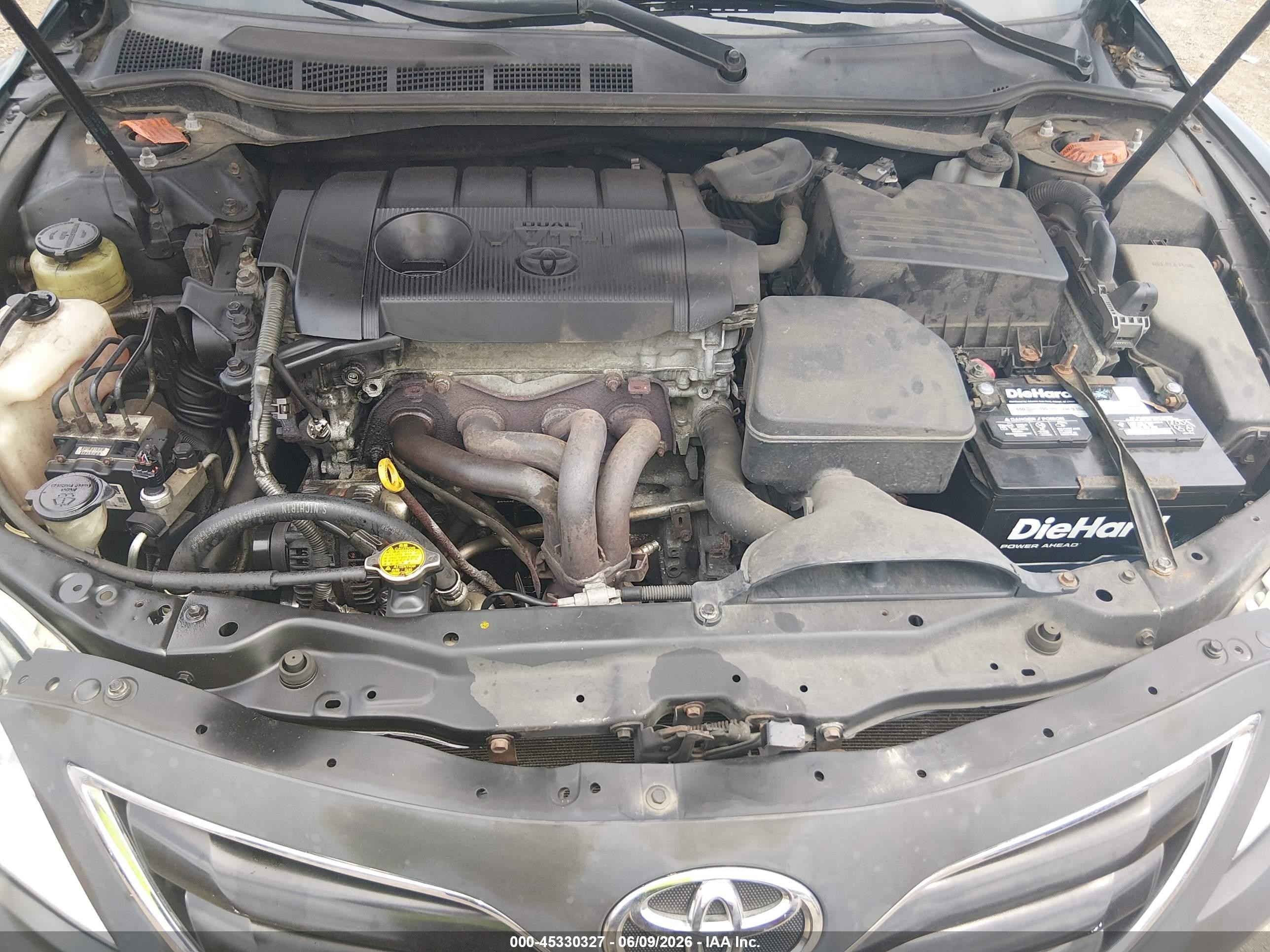 2011 Toyota Camry Le Черный vin: 4T4BF3EK6BR144362