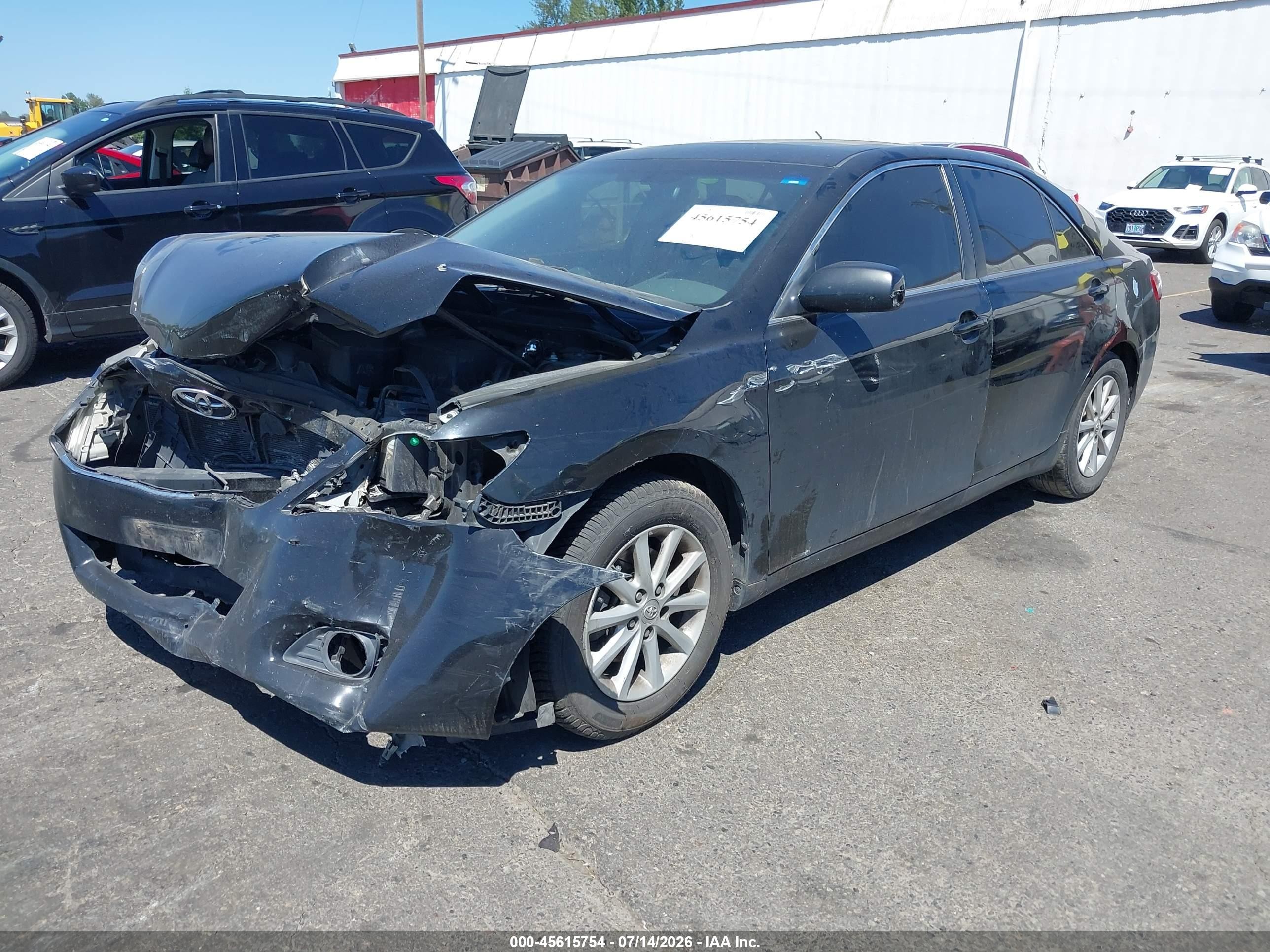 2011 Toyota Camry Xle Черный vin: 4T4BF3EK6BR156916