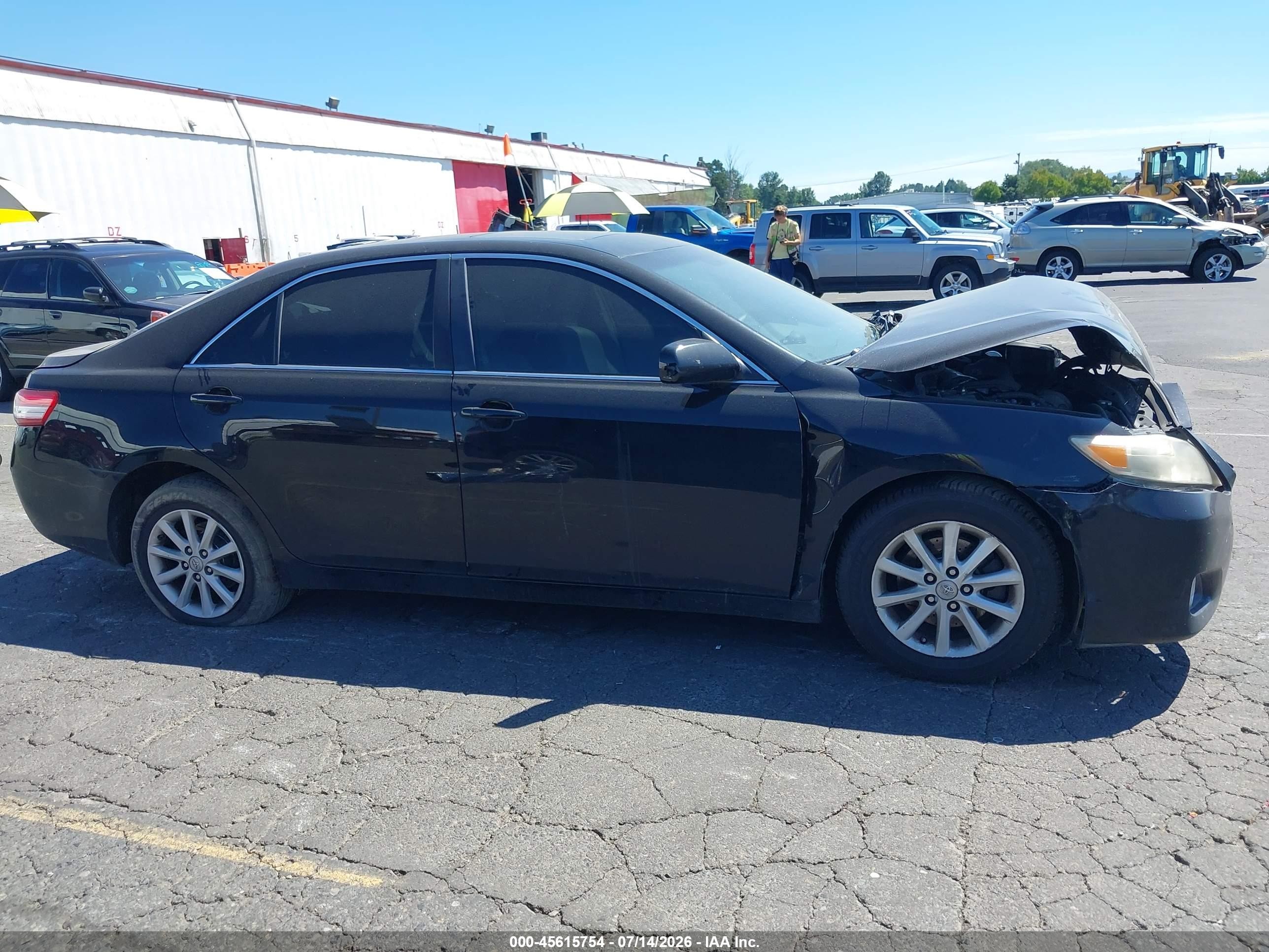 2011 Toyota Camry Xle Черный vin: 4T4BF3EK6BR156916