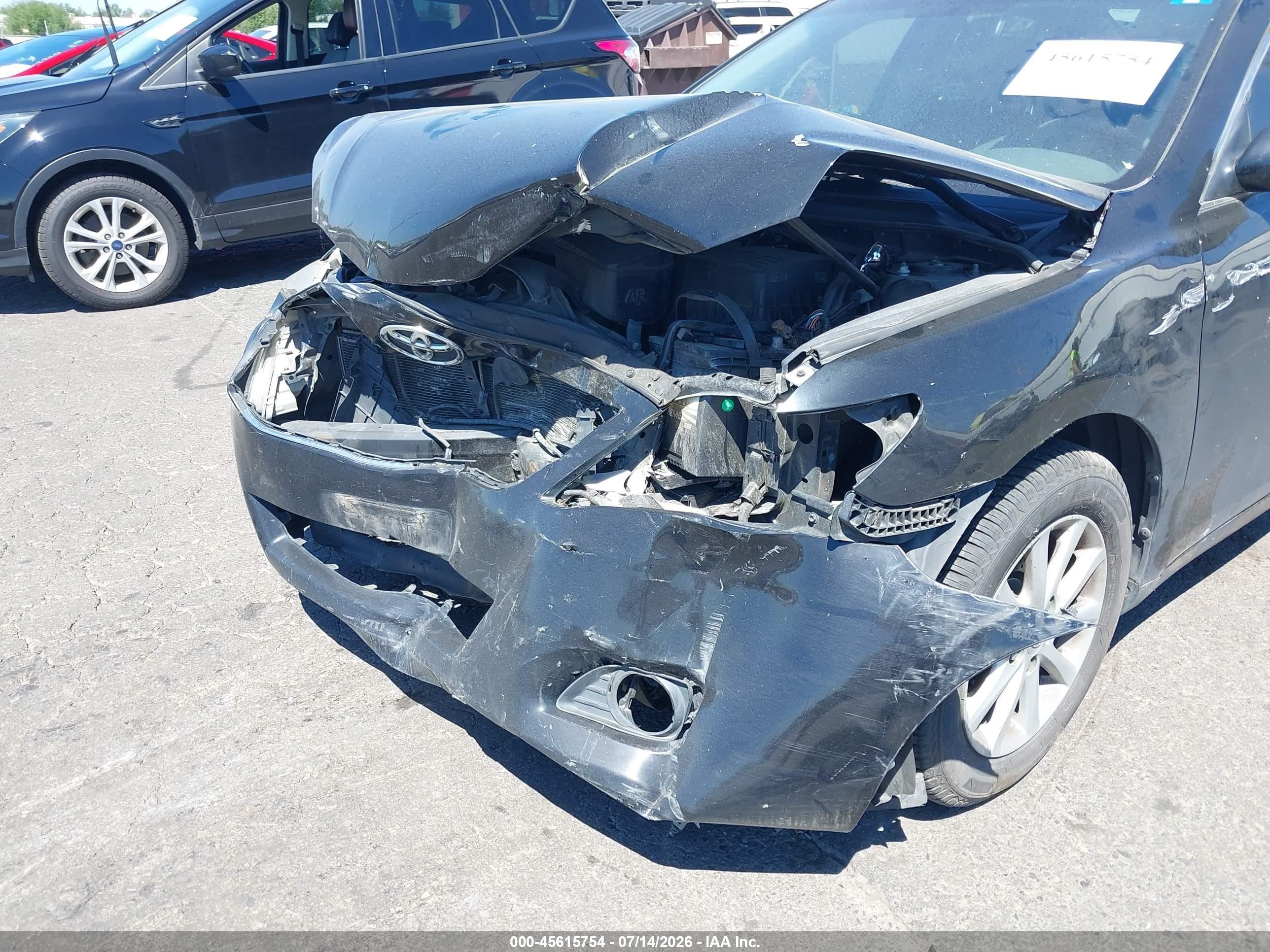 2011 Toyota Camry Xle Черный vin: 4T4BF3EK6BR156916