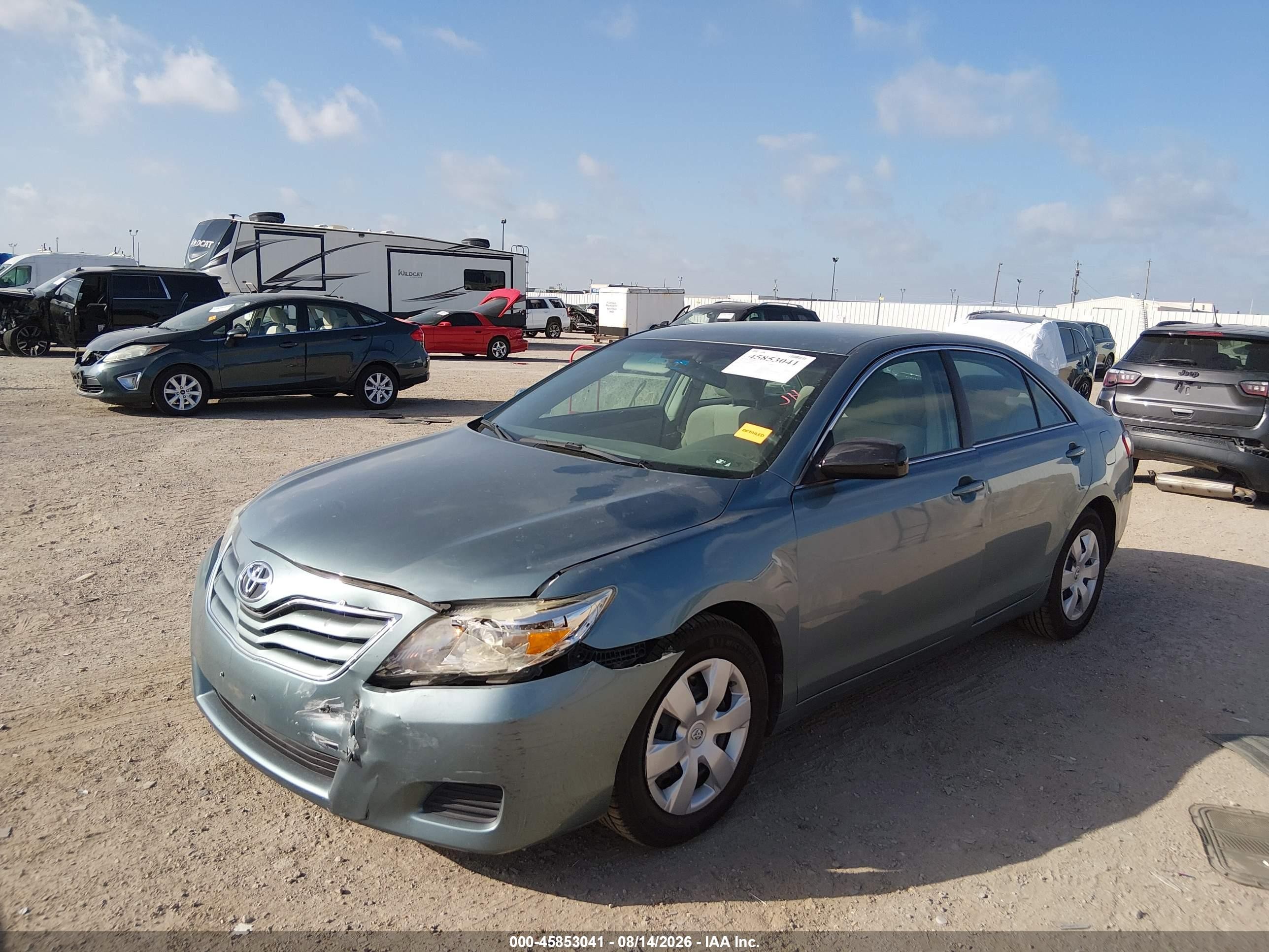 2011 Toyota Camry Le Gray vin: 4T4BF3EK6BR159833