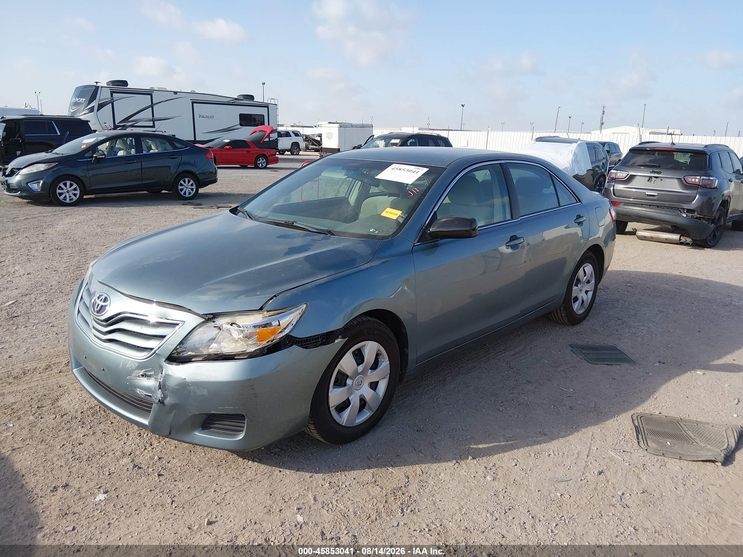 2011 Toyota Camry Le Gray vin: 4T4BF3EK6BR159833