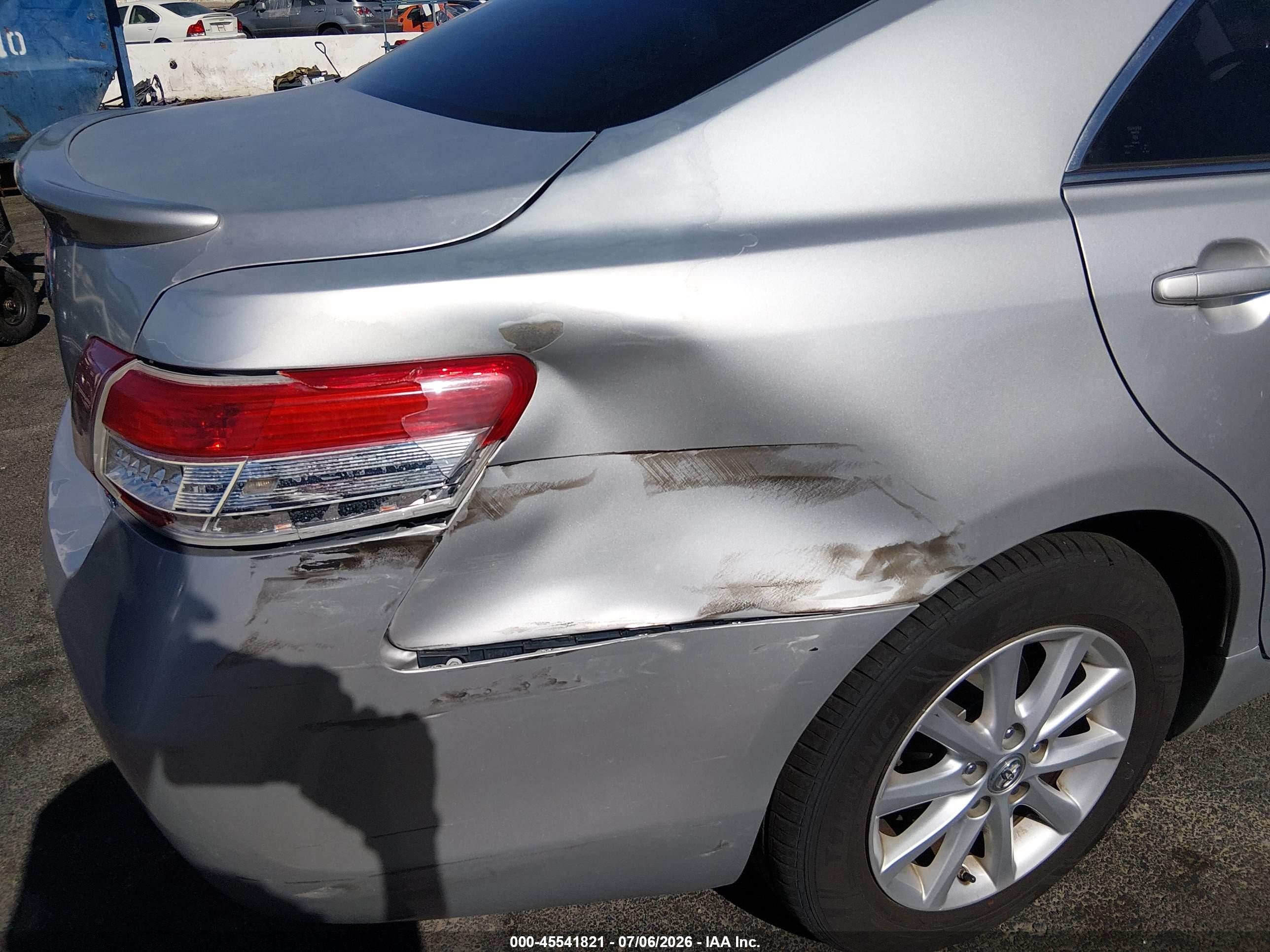 2011 Toyota Camry Xle Серебряный vin: 4T4BF3EK6BR162957
