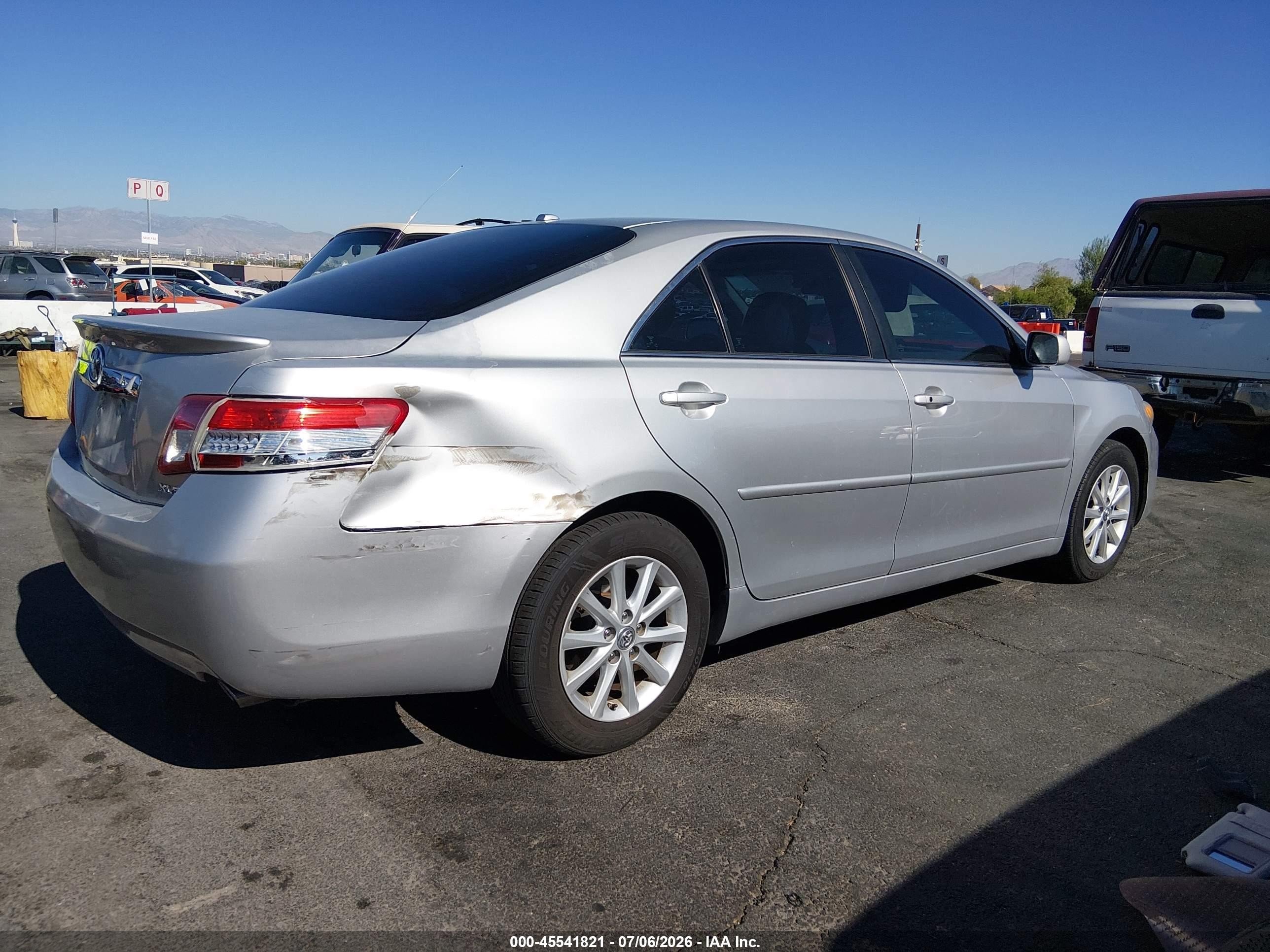 2011 Toyota Camry Xle Серебряный vin: 4T4BF3EK6BR162957
