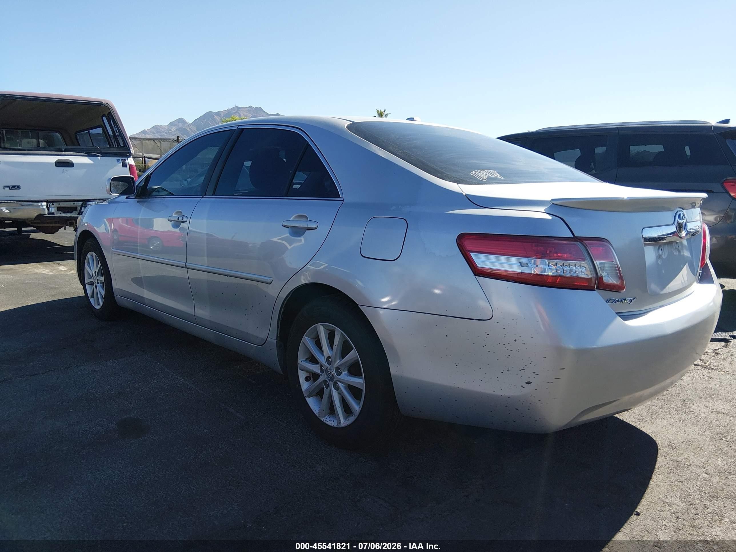 2011 Toyota Camry Xle Серебряный vin: 4T4BF3EK6BR162957