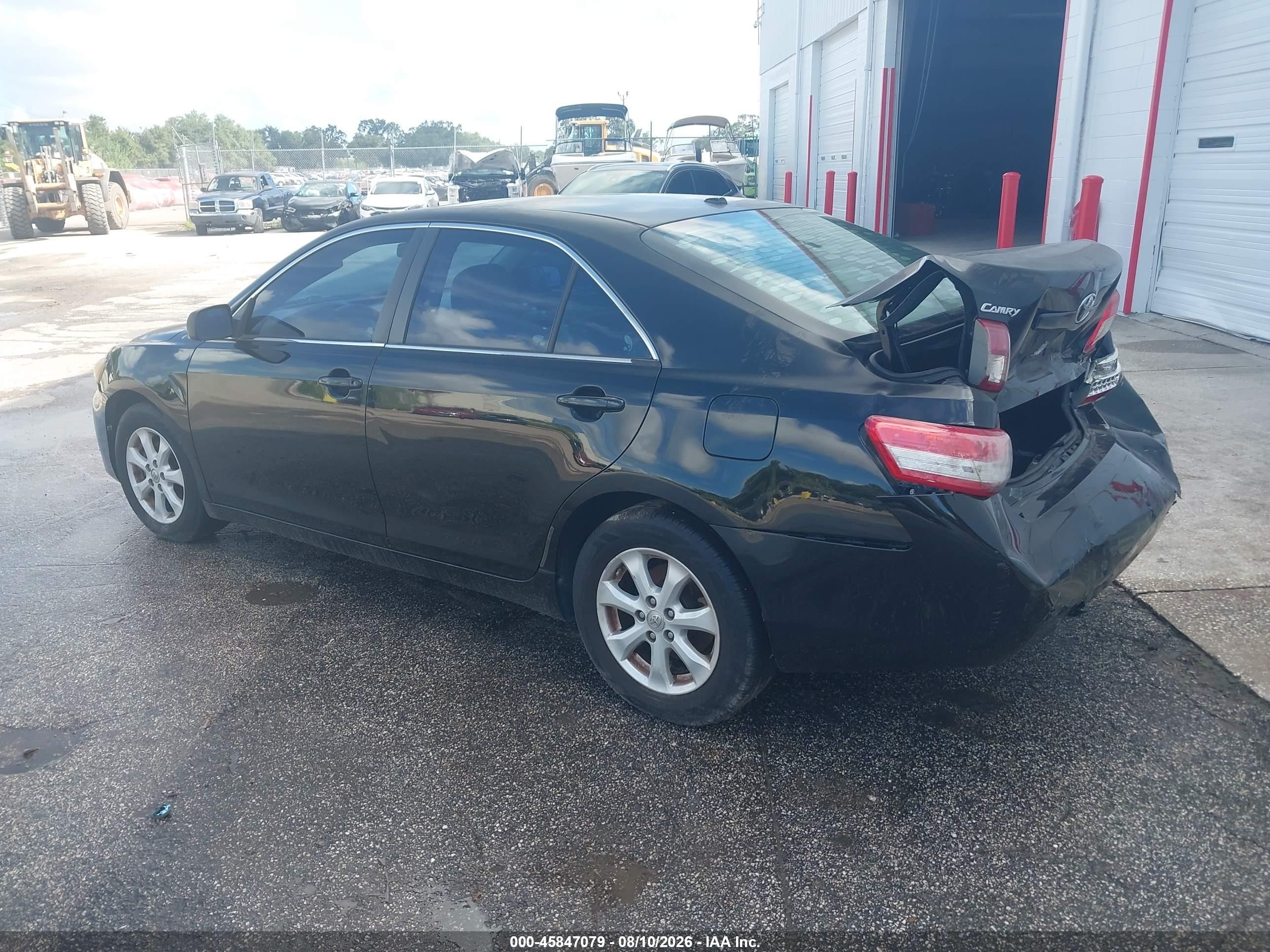 2011 Toyota Camry Le Black vin: 4T4BF3EK6BR196297