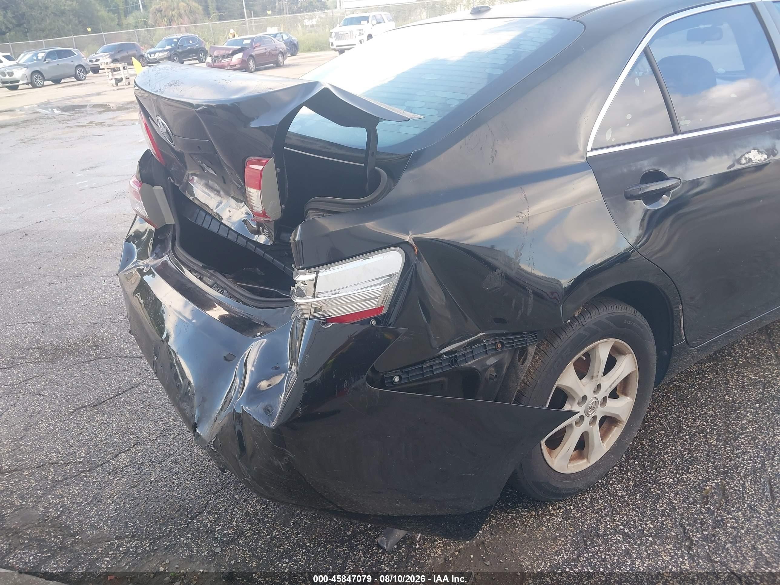 2011 Toyota Camry Le Black vin: 4T4BF3EK6BR196297
