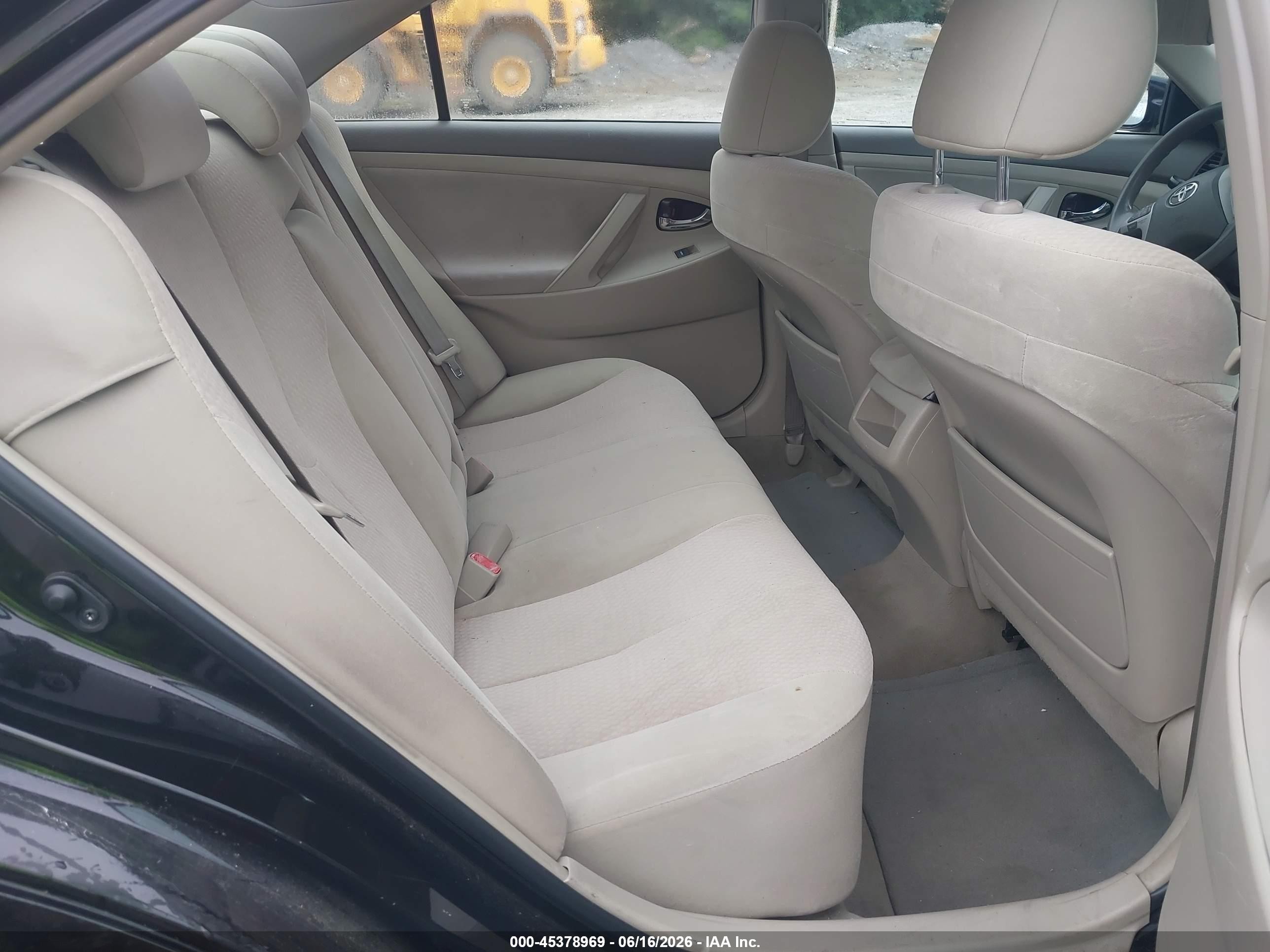 2011 Toyota Camry Le Black vin: 4T4BF3EK6BR217844