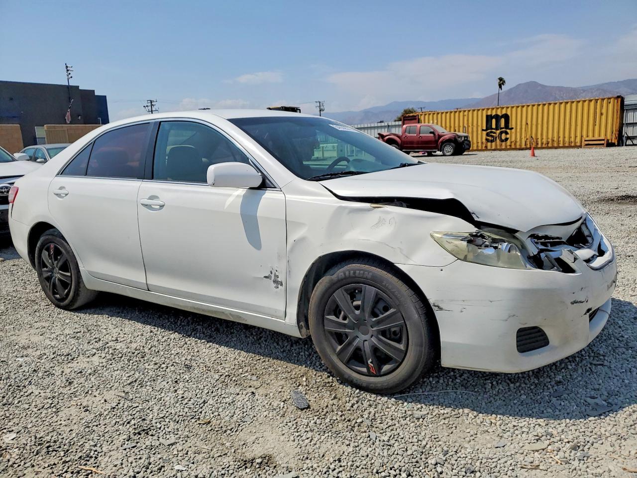 2010 Toyota Camry Le White vin: 4T4BF3EK7AR001824