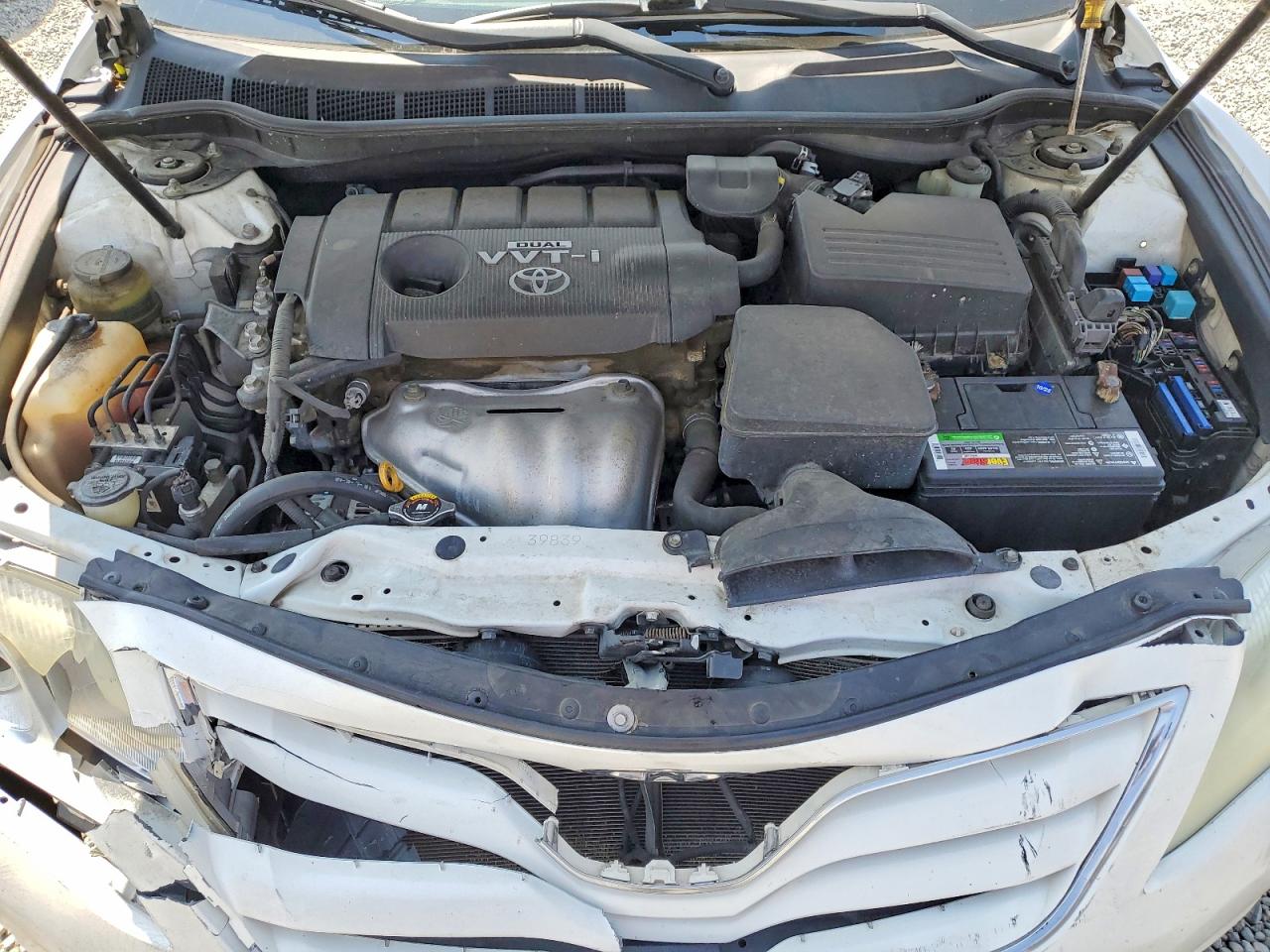 2010 Toyota Camry Le White vin: 4T4BF3EK7AR001824