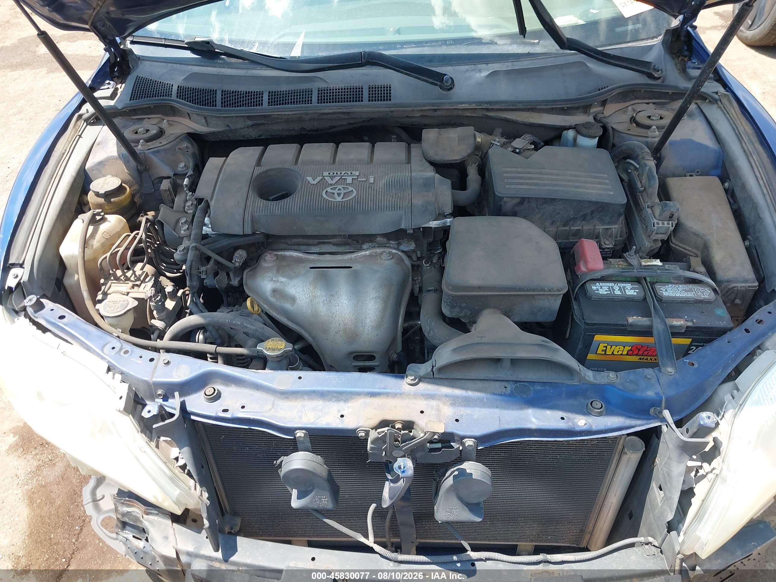 2010 Toyota Camry Le Blue vin: 4T4BF3EK7AR037478